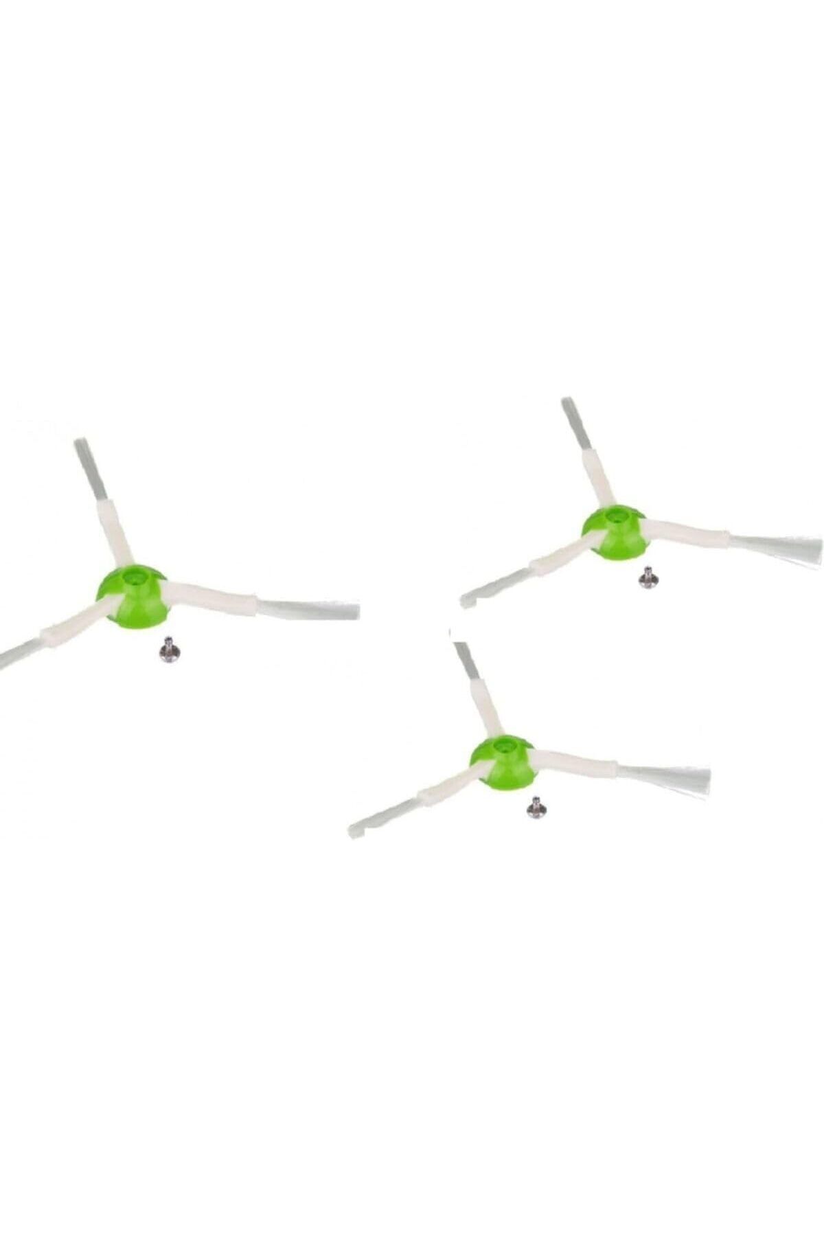 STOREMAX sellbuystore Yan Fırça 3 Adet Roomba İ7 (7150) İ7 + (7550) E5 (5150) E6 (6198) ile Uyumlu 3 Adet