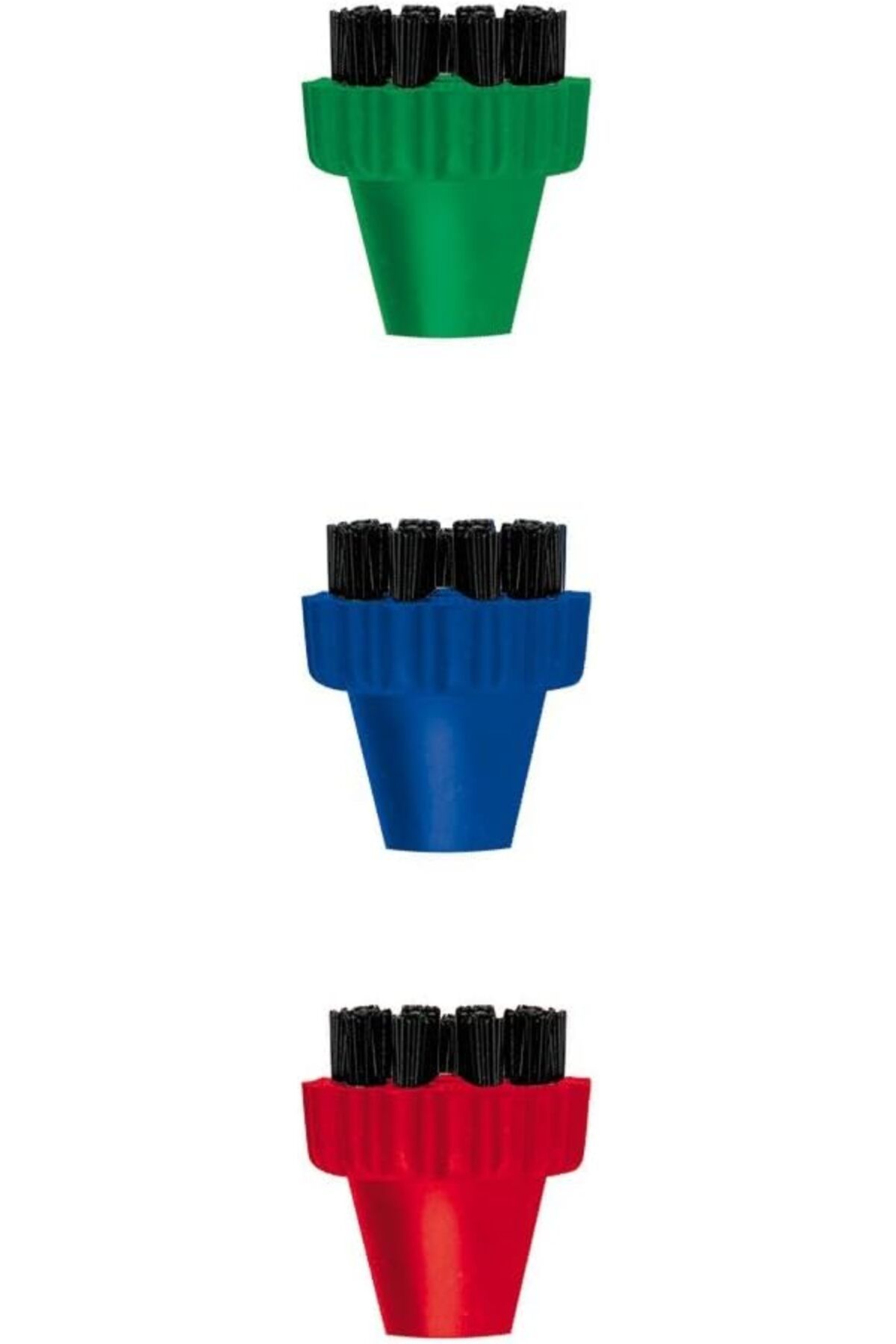 STOREMAX sellbuystore Yuvarlak Plastik Renkli Fırça Seti 3'lü 1053513