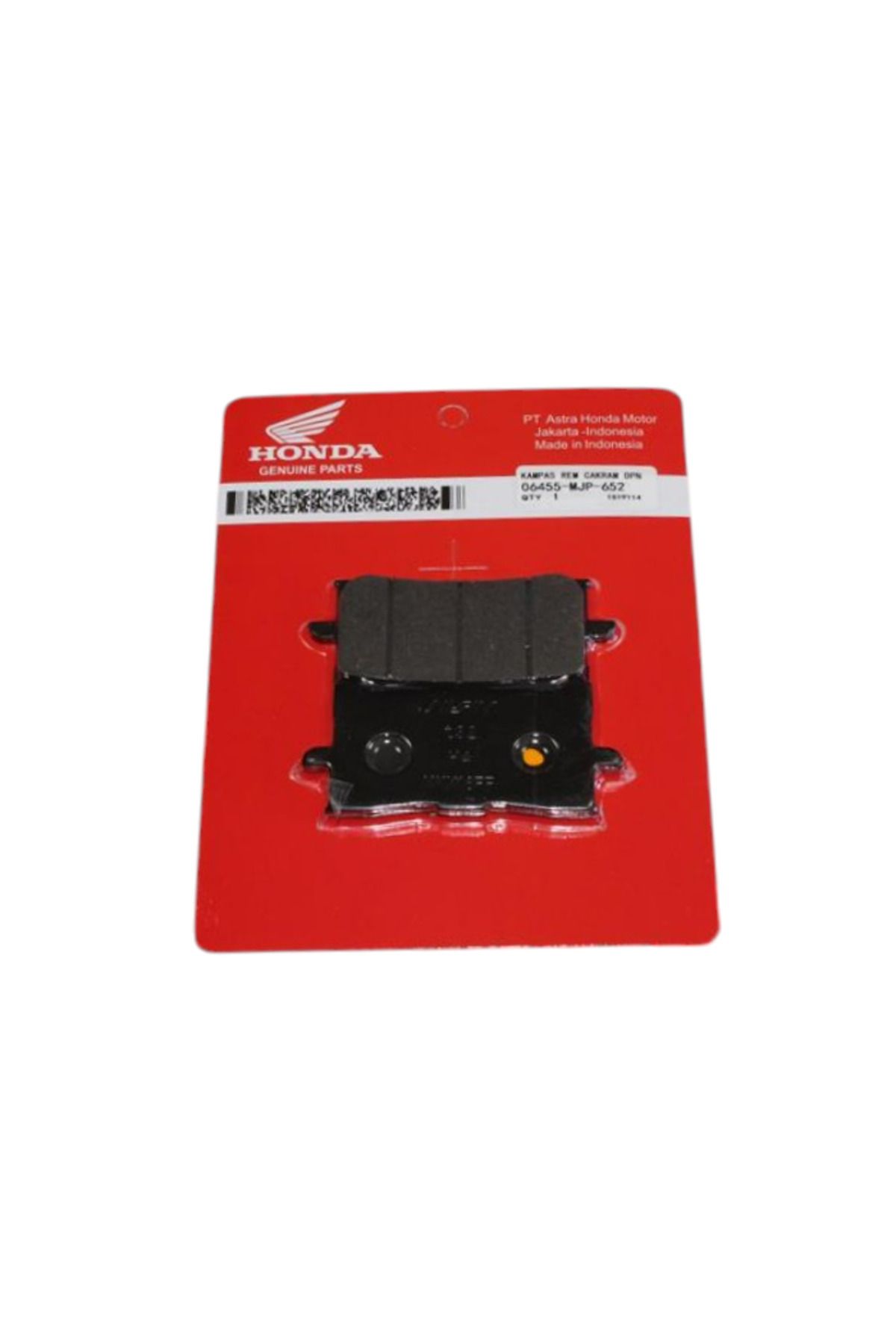 Motobir Ön Fren Balatası 06455-MJP-652 Honda Cbr 125 R Cb 250 R