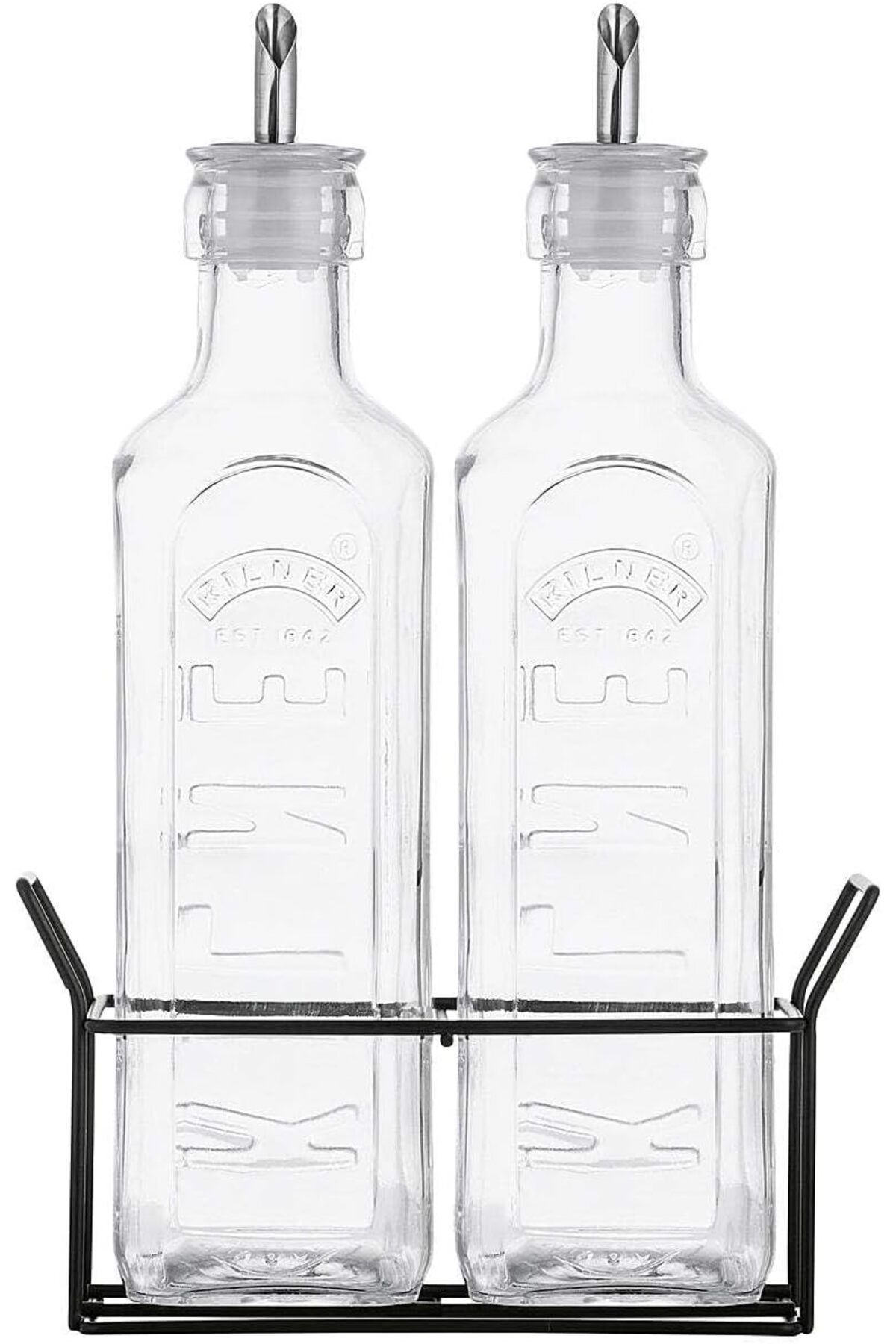 STOREMAX lvnmblya 0025.028 2'li Set Yağ İnfüzyon Seti 0,6 L, Cam Shop Deesing 224120