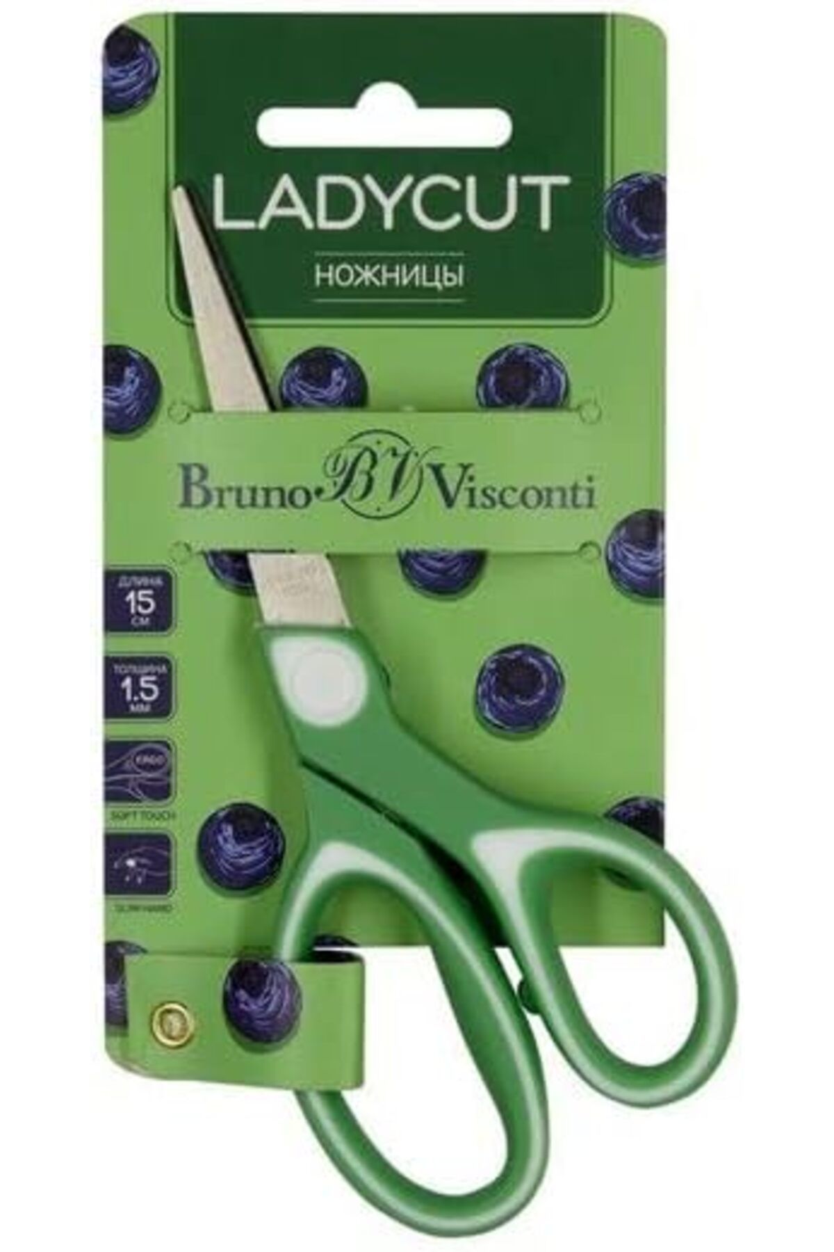 STOREMAX sellbuystore Visconti Makas "Ladycut" 15 Cm (Kauçuk Kulplar) 60-0060 1053513