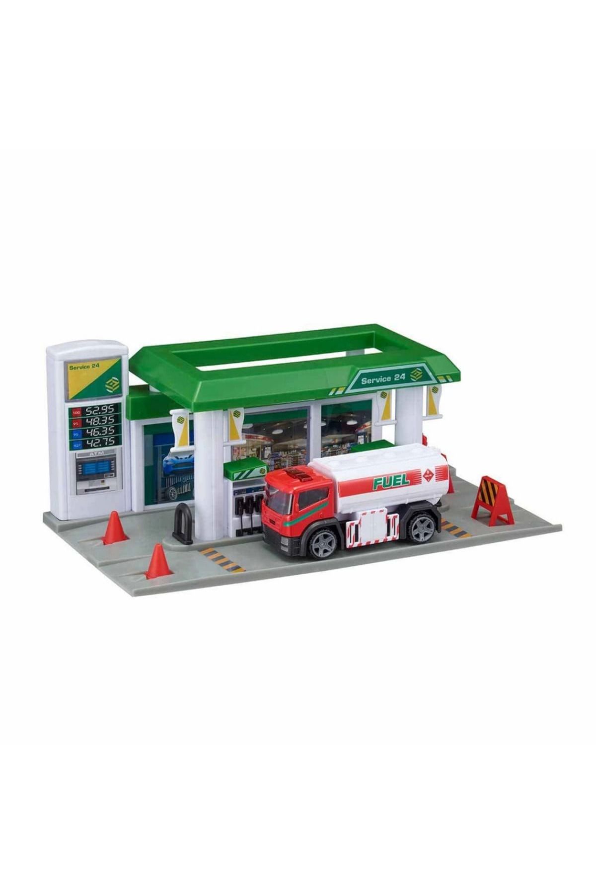NW NessiWorld Nessiworld Teamsterz Service Station Petrol İstasyonu Seti