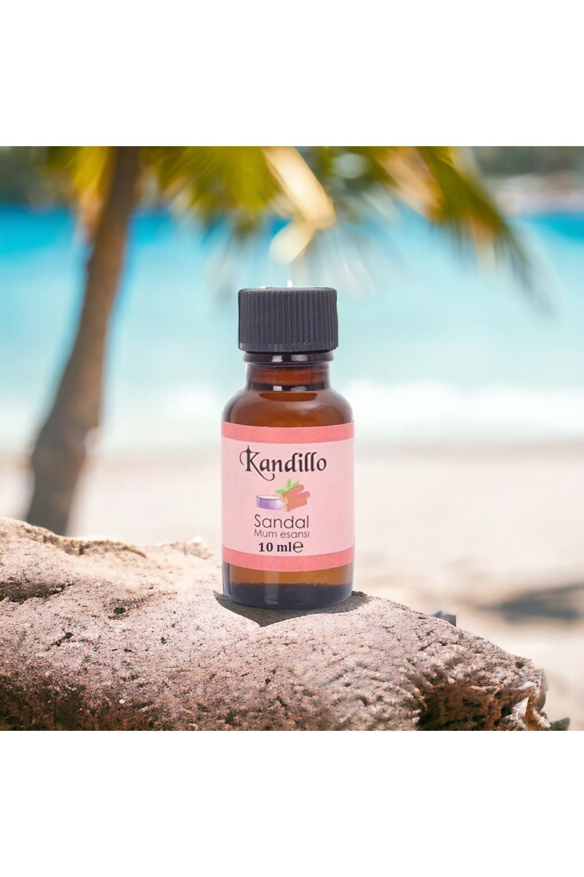 Saatistan Sandal Mum Esansı, Soya Wax, Buğurdanlık Yağı, Kurutma Topu Kokusu, Beyaz