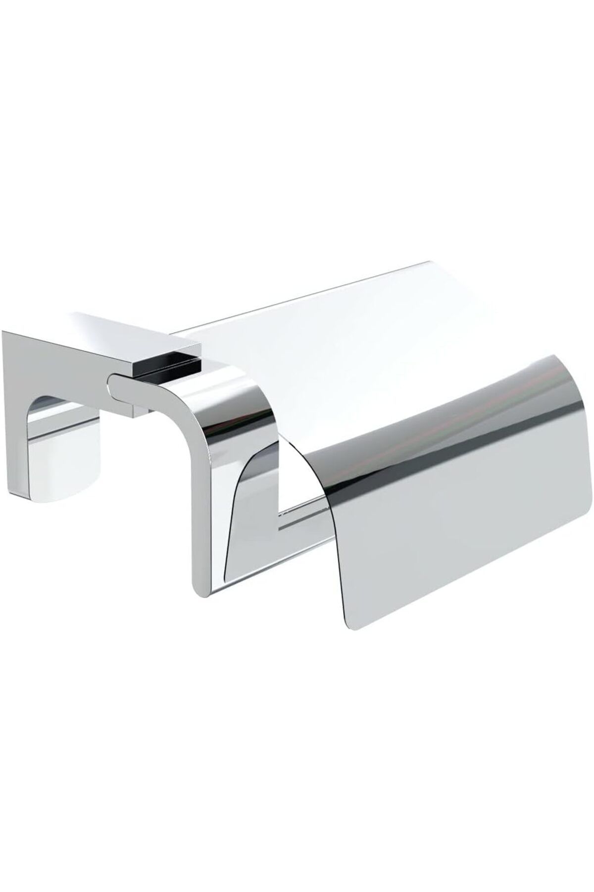 STOREMAX sellbuystore Banyo F1 Model Paslanmaz Krom Kapaklı Tuvalet Kağıdı Askısı, Tuvalet Kağıdı Tu