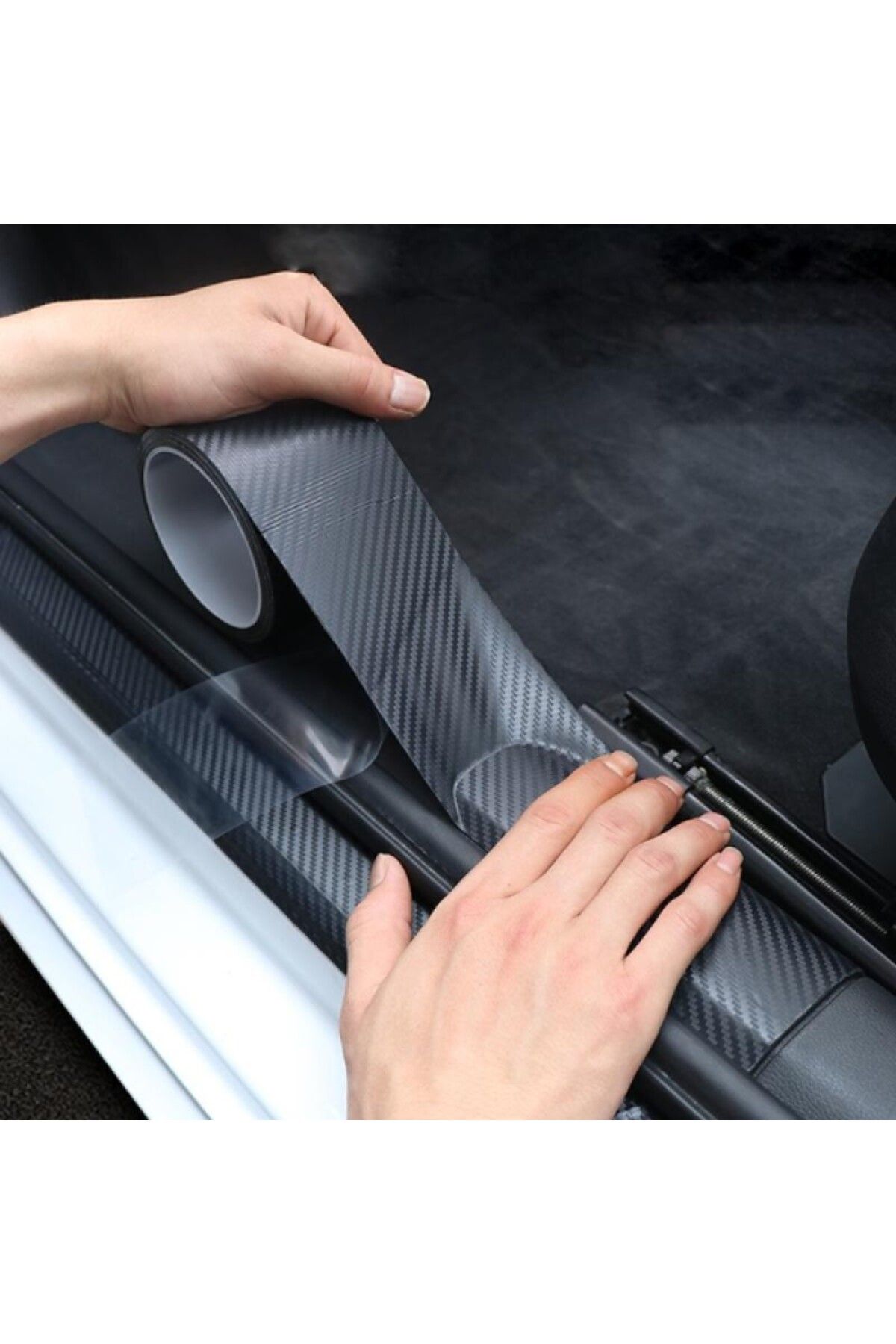 AutoNova Araba Koruyucu Çizik Önleyici Karbonfiber Bant Yüzey Koruyucu Karbon Bant