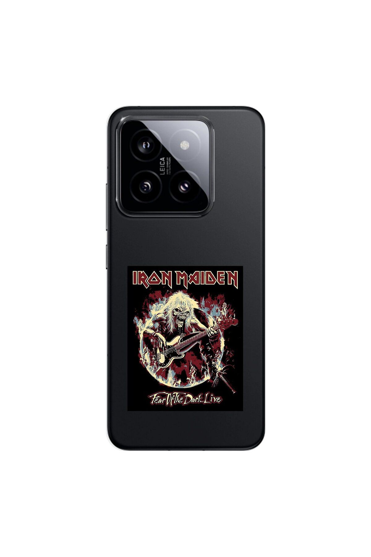 Dali Design Xiaomi Mi 14 Pro Uyumlu Şeffaf Kılıf Iron Maiden Tasarımlı