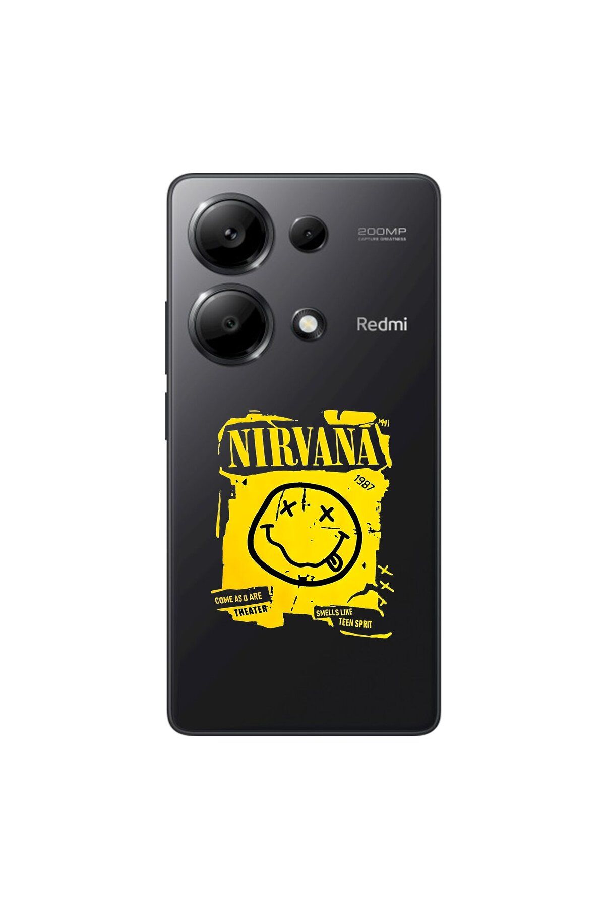 Dali Design Xiaomi Redmi Note 13 Pro Uyumlu Şeffaf Kılıf Nirvana Tasarımlı