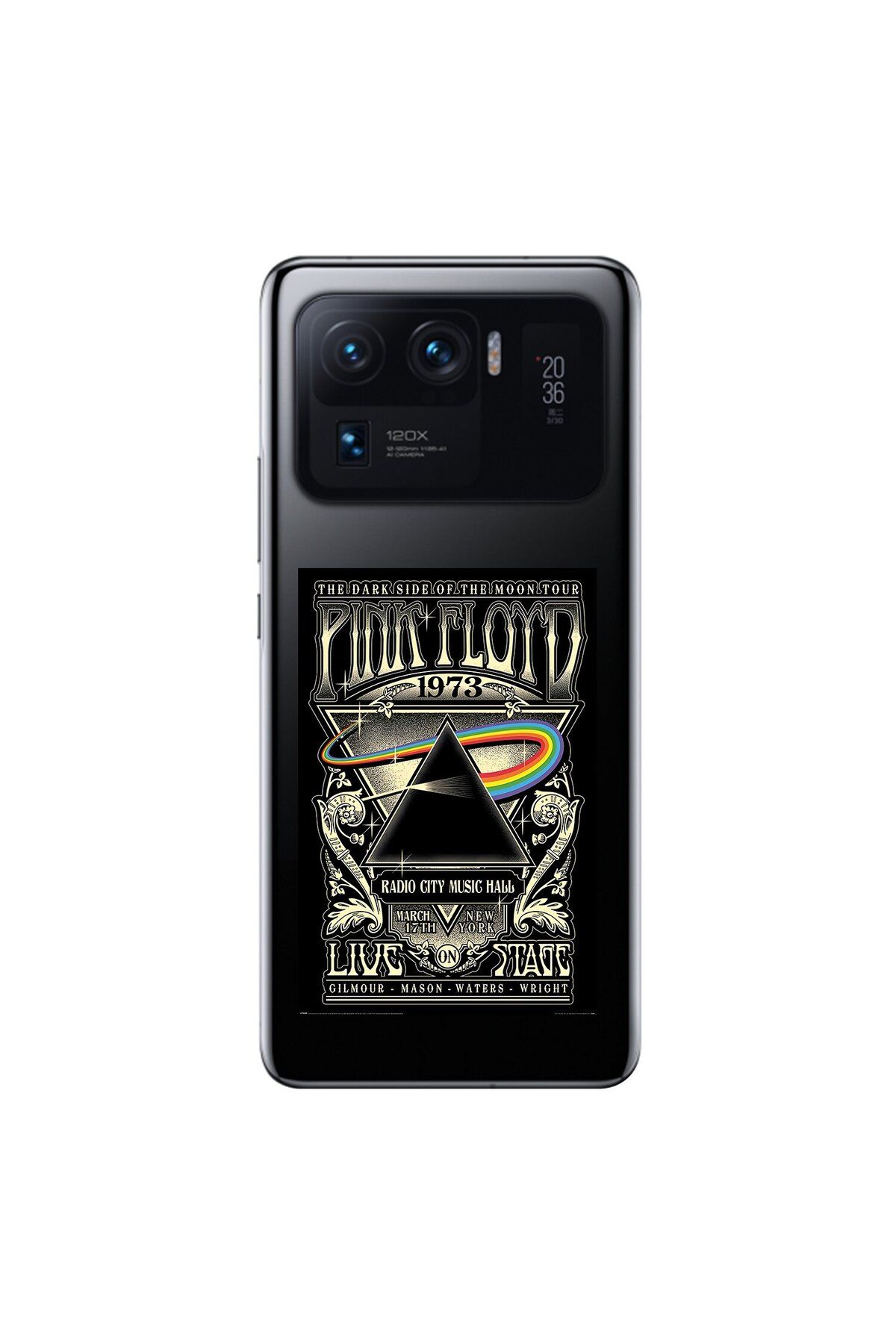 Dali Design Xiaomi Mi 11 Pro Uyumlu Şeffaf Kılıf Pink Floyd Tasarımlı