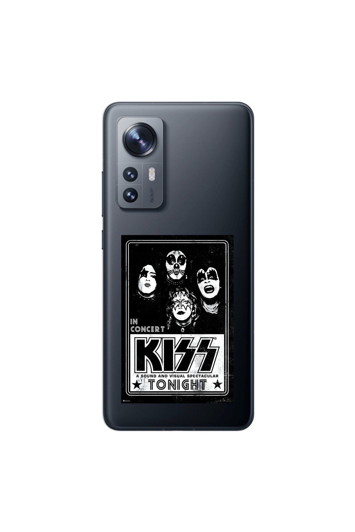 Dali Design Xiaomi Mi 12 Pro Uyumlu Şeffaf Kılıf KiSS Tasarımlı