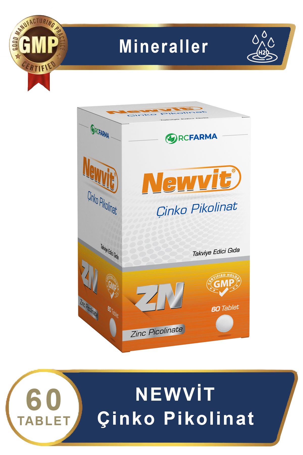 Newvit Çinko Pikolinat 60 Tablet