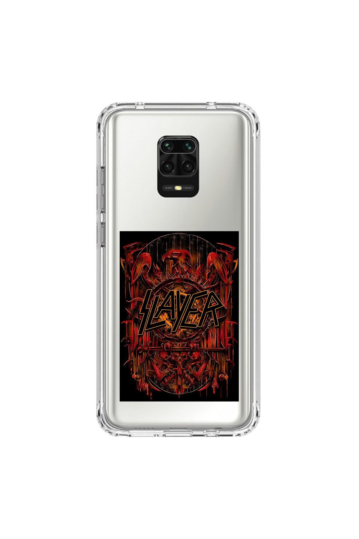 Dali Design Xiaomi Redmi Note 9 Pro Uyumlu Şeffaf Kılıf Slayer Tasarımlı