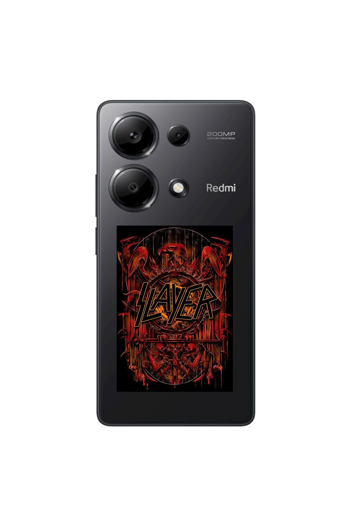 Dali Design Xiaomi Redmi Note 13 Pro Uyumlu Şeffaf Kılıf Slayer Tasarımlı