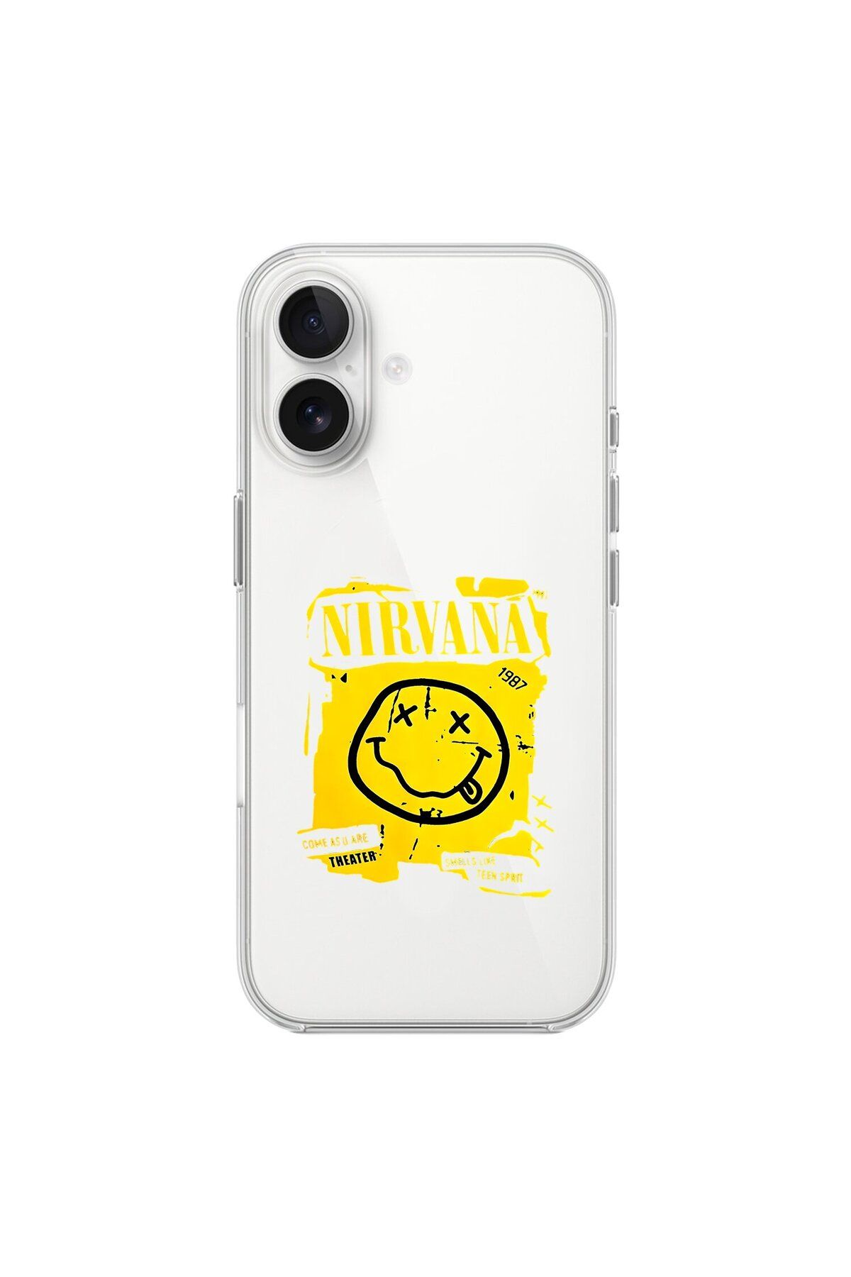 Dali Design iPhone 16 Uyumlu Şeffaf Kılıf Nirvana Tasarımlı