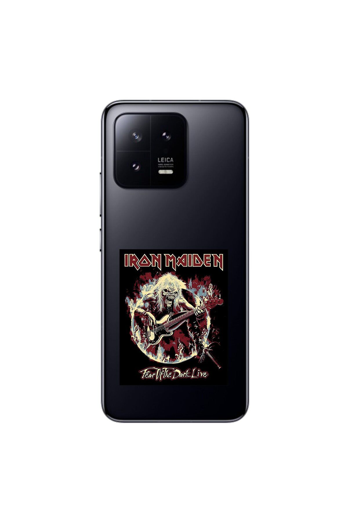Dali Design Xiaomi Mi 13 Pro Uyumlu Şeffaf Kılıf Iron Maiden Tasarımlı