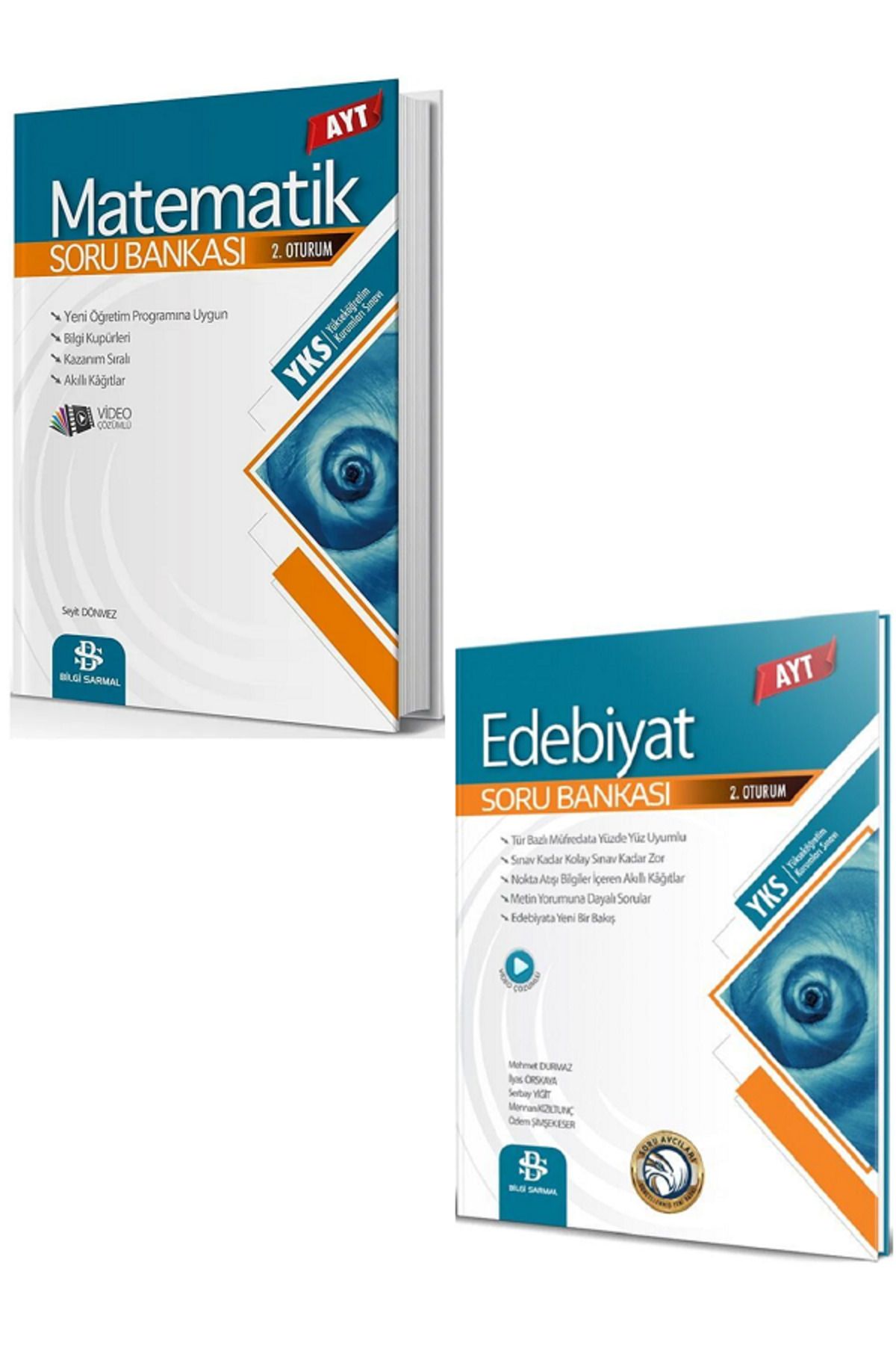 Evrensel İletişim Yayınları Bilgi Sarmal AYT MATEMATİK Soru Bankası + Bilgi Sarmal AYT EDEBİYAT Soru Bankası / 2 KİTAP