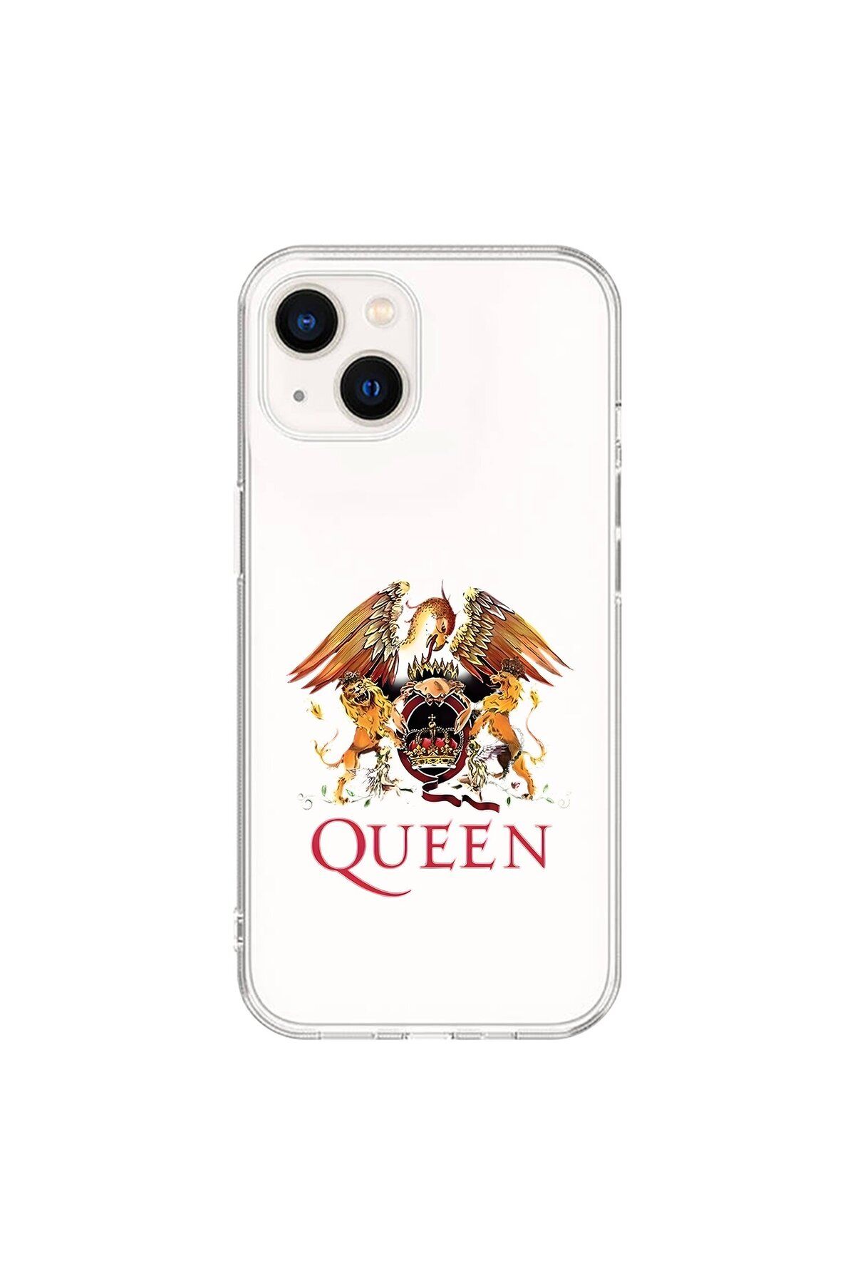 Dali Design iPhone 14 Uyumlu Şeffaf Kılıf Queen Tasarımlı