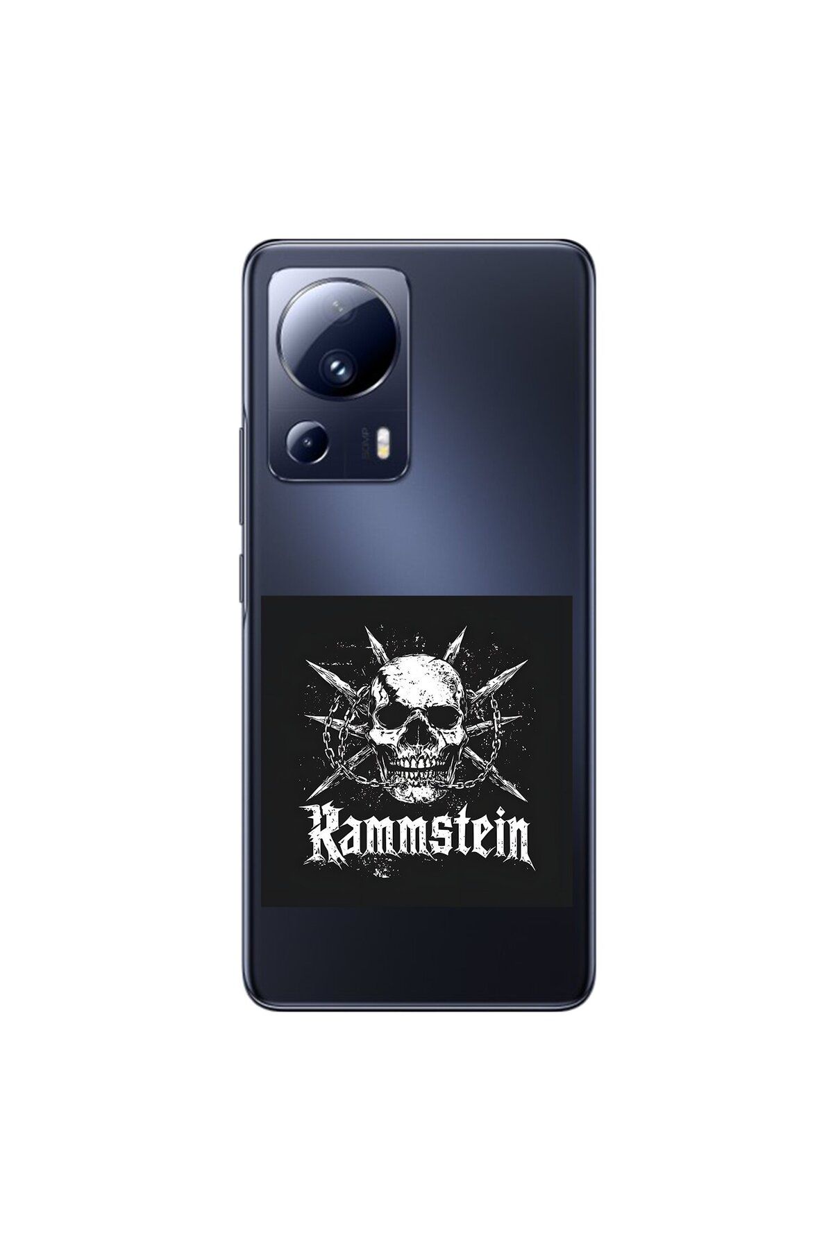 Dali Design Xiaomi Mi 13 Lite Uyumlu Şeffaf Kılıf Rammstein Tasarımlı
