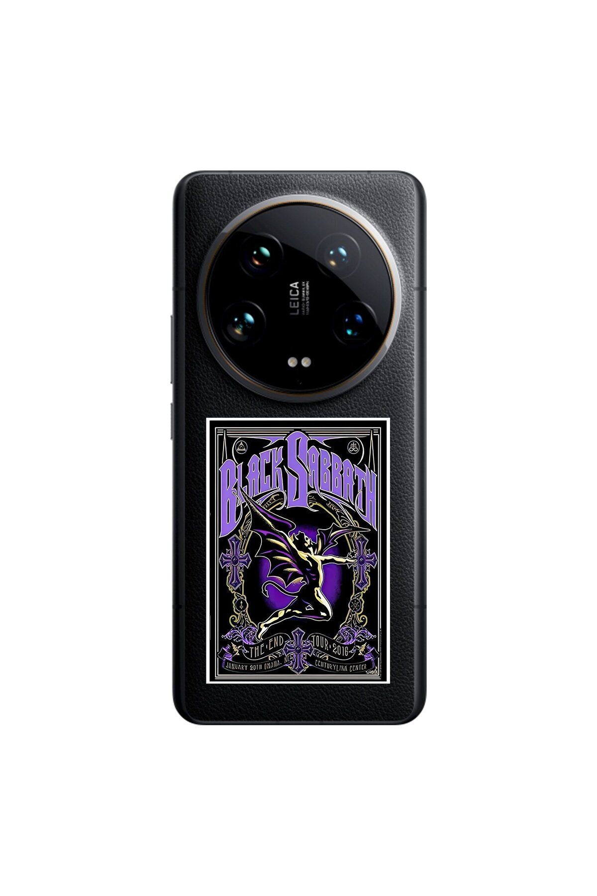 Dali Design Xiaomi Mi 14 Ultra Uyumlu Şeffaf Kılıf Black Sabbath Tasarımlı