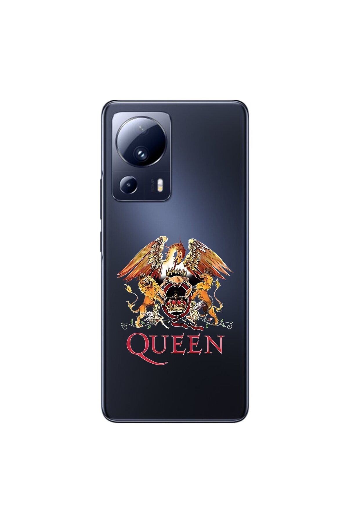 Dali Design Xiaomi Mi 13 Lite Uyumlu Şeffaf Kılıf Queen Tasarımlı