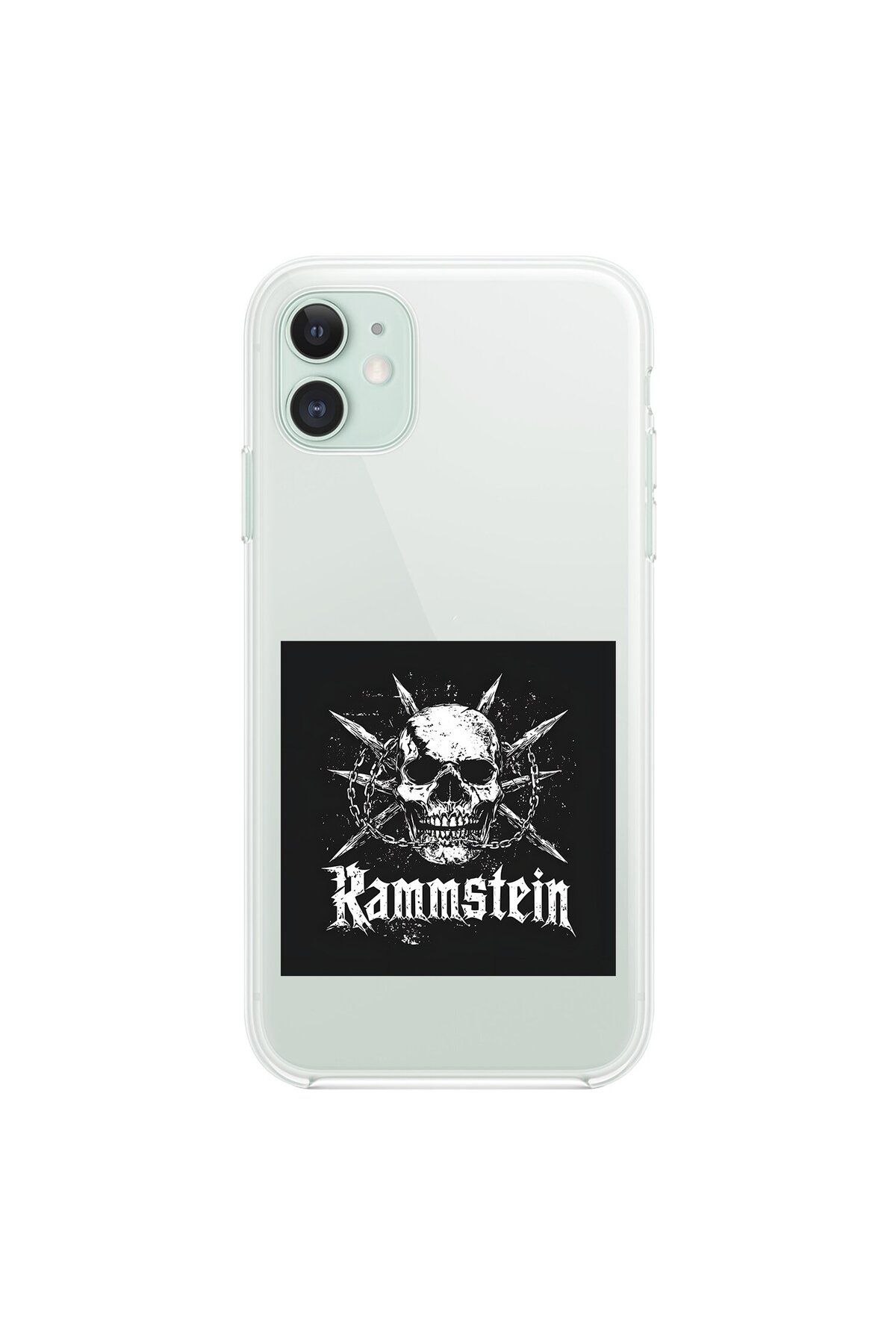 Dali Design iPhone 11 Uyumlu Şeffaf Kılıf Rammstein Tasarımlı