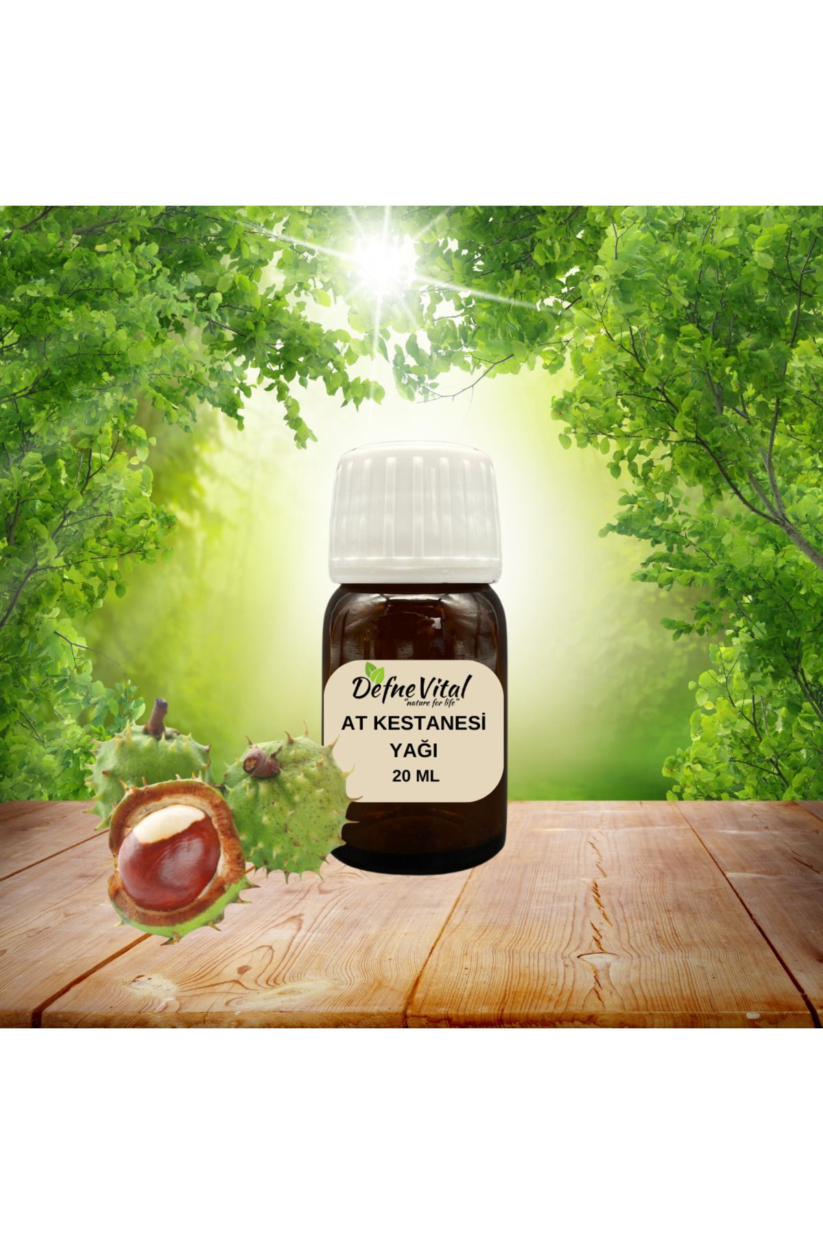 DEFNE VİTAL AT KESTANESİ YAĞI 20 ML