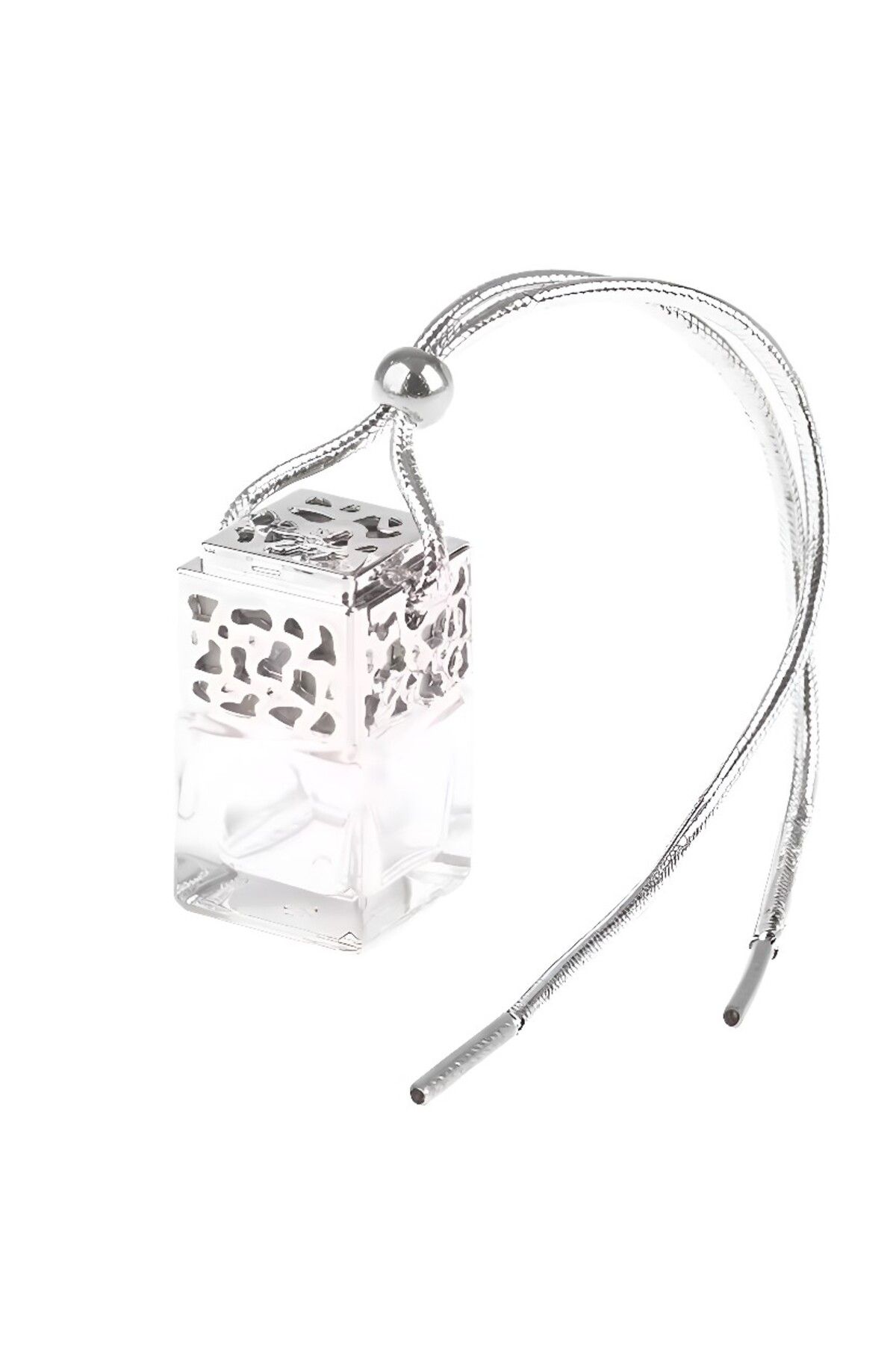 rexa-2Pcs Hanging Glass Perfume Bottles – Empty Refillable Diffuser Bottles for Car or Home Use 2