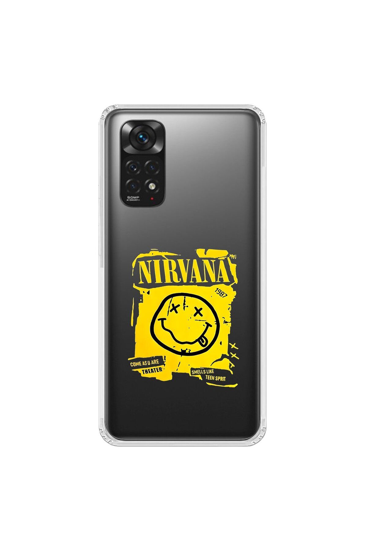 Dali Design Xiaomi Redmi Note 11 Uyumlu Şeffaf Kılıf Nirvana Tasarımlı