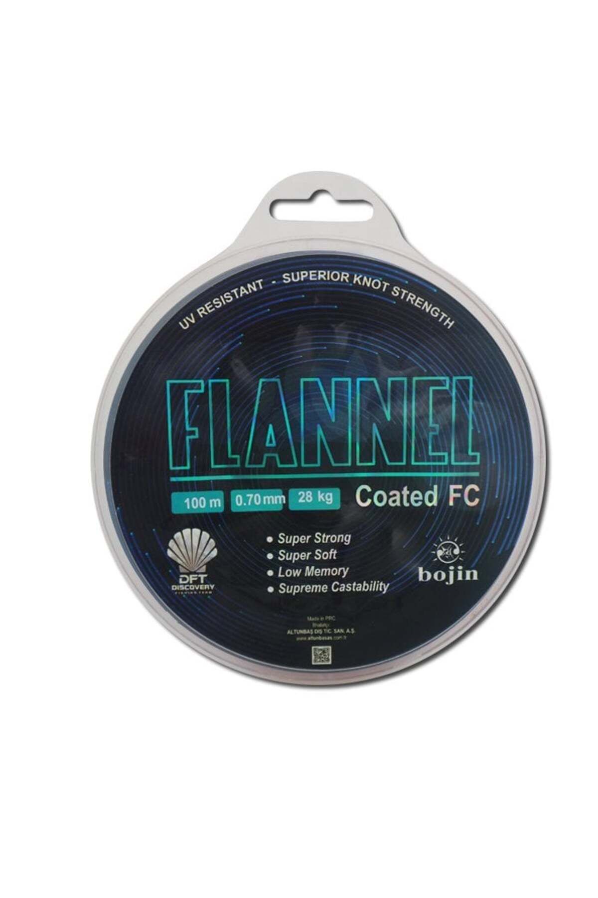 DFT Bojin Flannel 0.70MM Fluorocarbon Misina 100MT