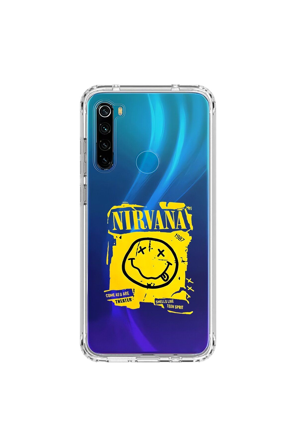 Dali Design Xiaomi Redmi Note 8 Uyumlu Şeffaf Kılıf Nirvana Tasarımlı