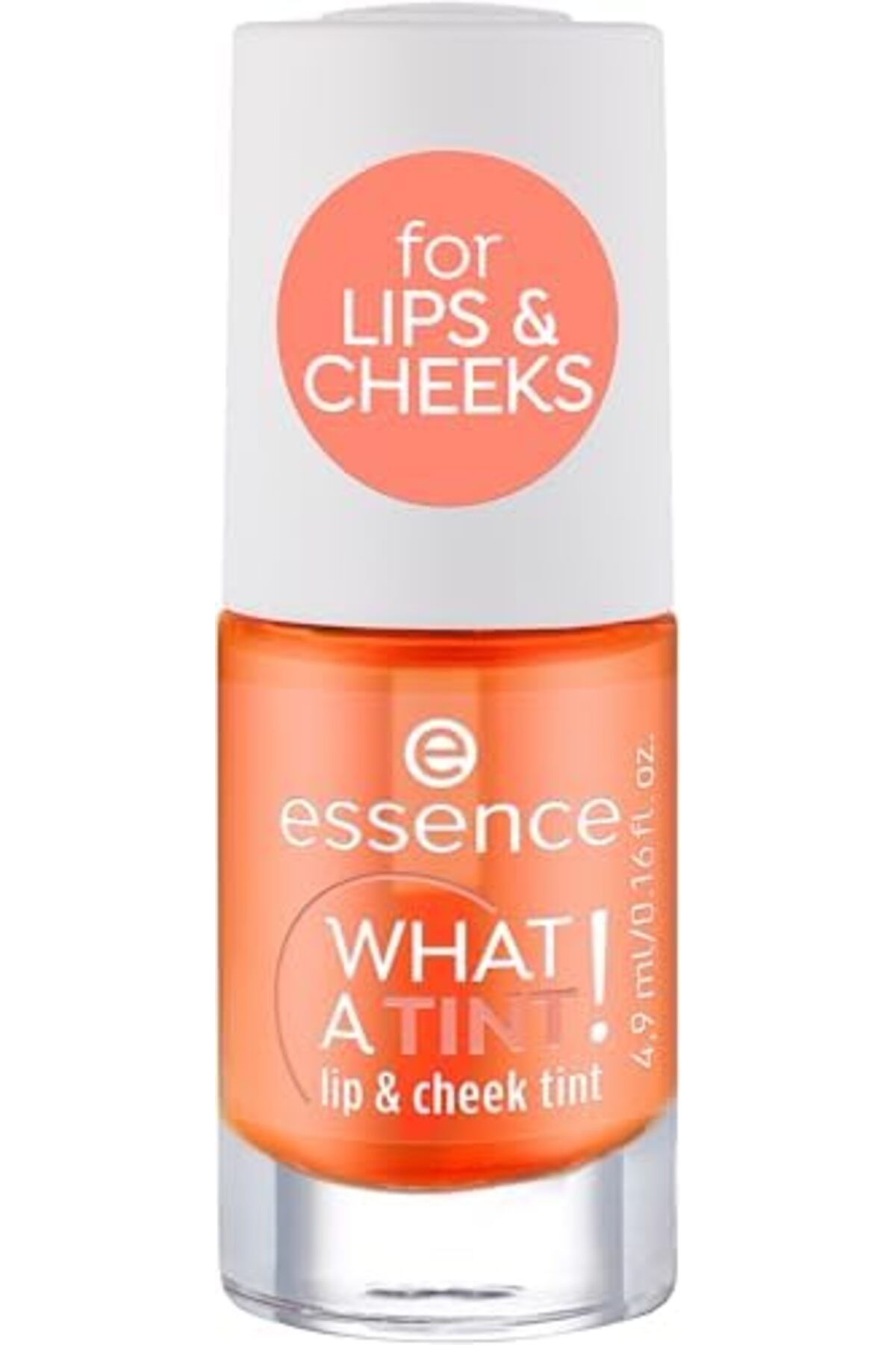 Essence-What-A-Tint Lip & Cheek Stain, No. 03, Peachy Vibes, Long-lasting, Instant Result, Natural, 4