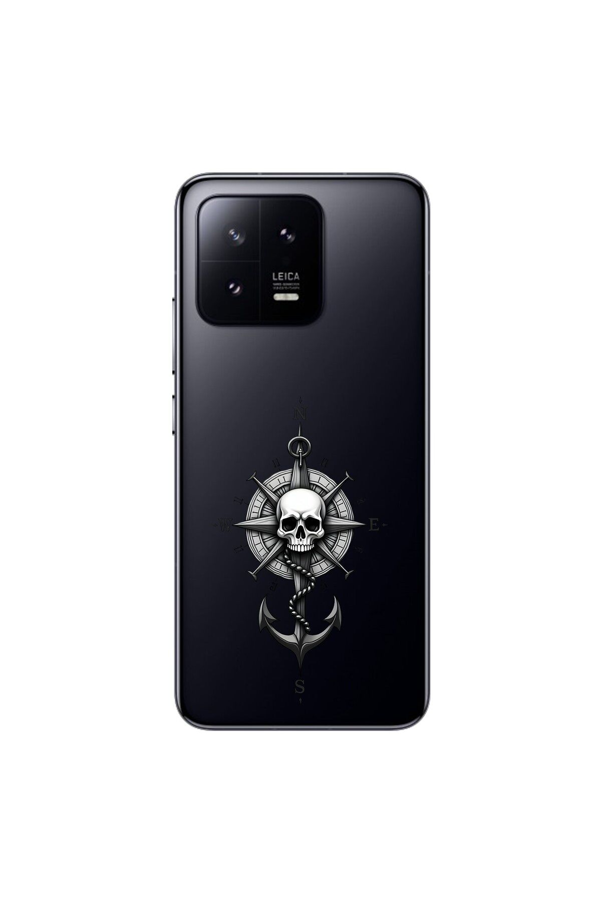 Dali Design Xiaomi Mi 13 Pro Uyumlu Şeffaf Kılıf Pirate 5 Tasarımlı