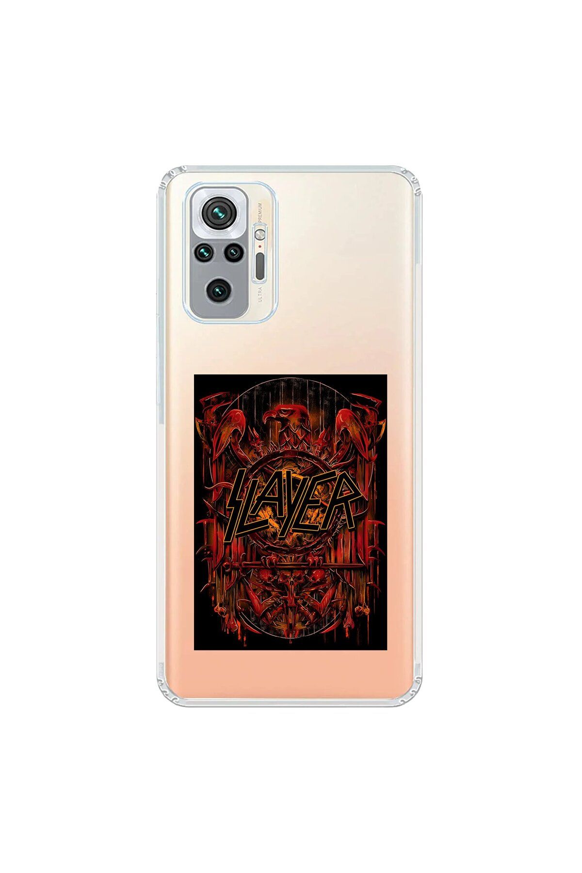 Dali Design Xiaomi Redmi Note 10 Pro Uyumlu Şeffaf Kılıf Slayer Tasarımlı