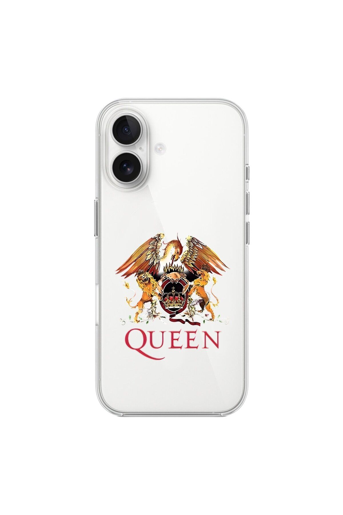 Dali Design iPhone 16 Plus Uyumlu Şeffaf Kılıf Queen Tasarımlı