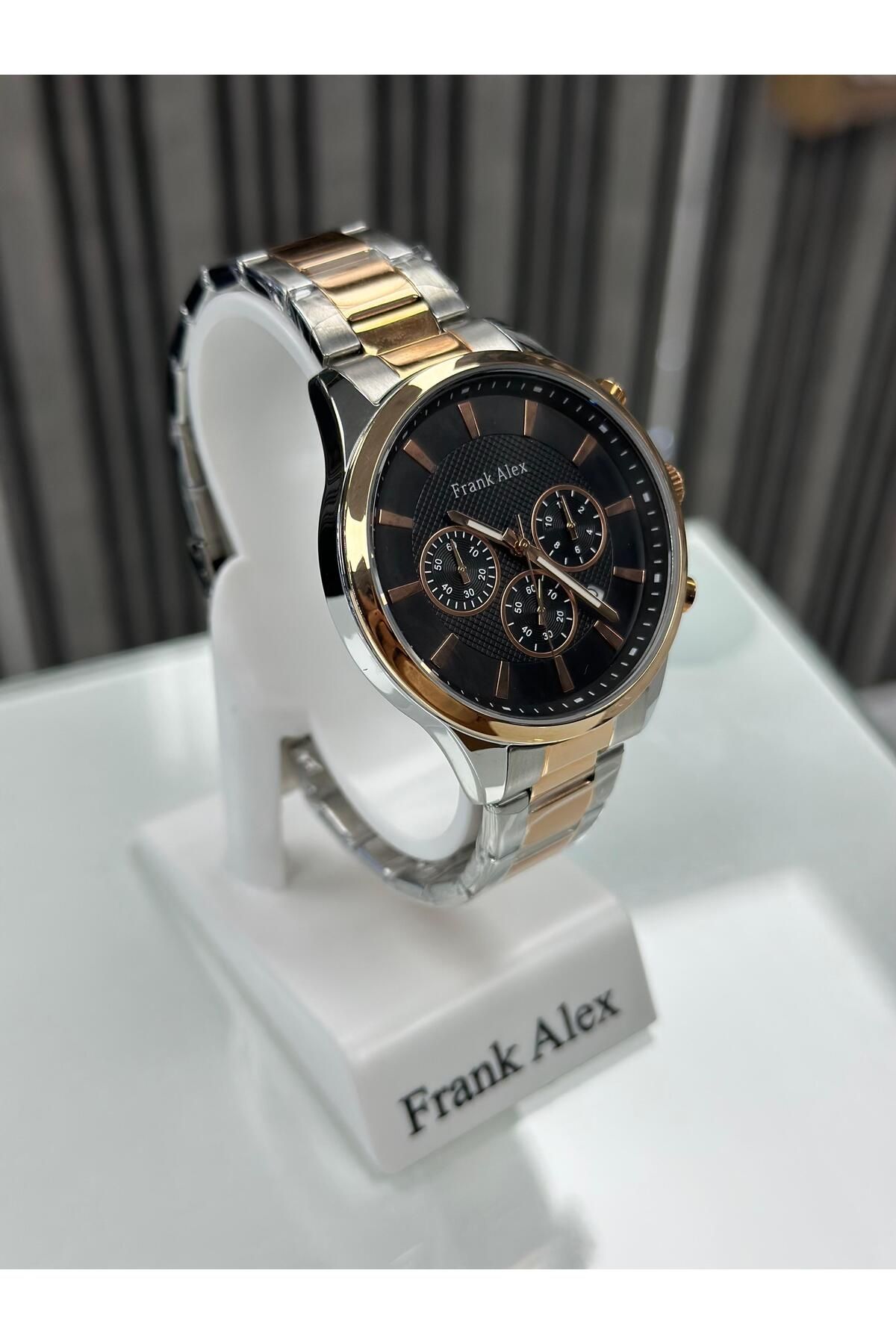 Frank Alex ROZ METAL ERKEK KOL SAATİ