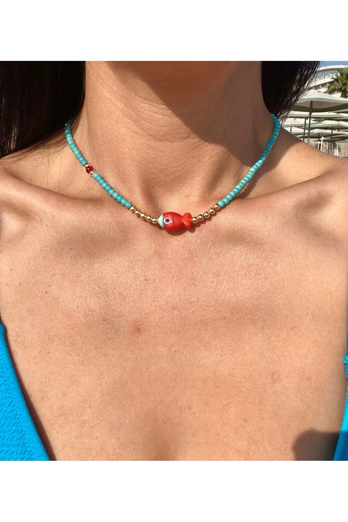 Atelier Licia Renkli Boncuklu Figürlü Yazlık Kolyeler – Alerji Yapmaz & Kararma Karşıtı