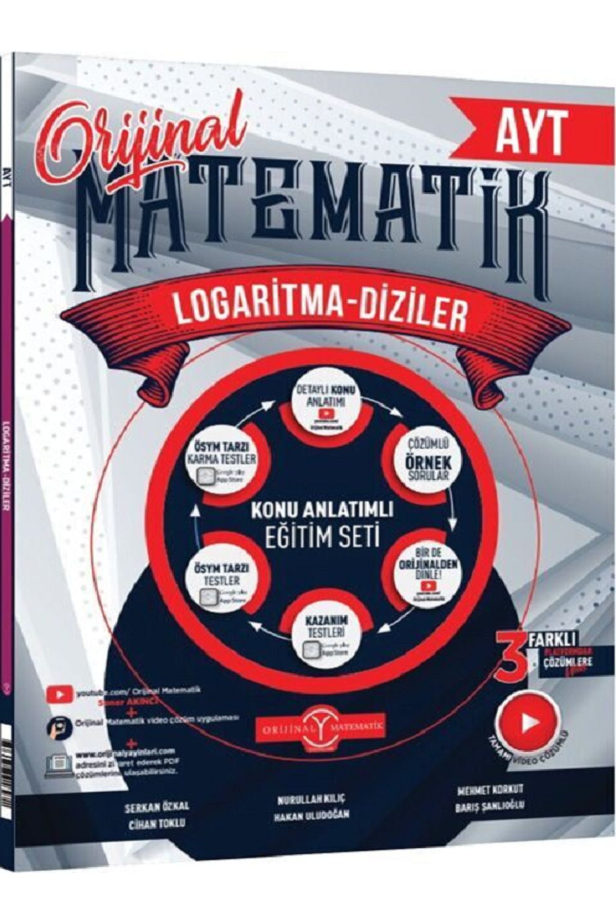 Evrensel İletişim Yayınları AYT Matematik Logaritma - Diziler / Konu Anlatımlı Eğitim Seti / Çözümlü Örnek Sorular