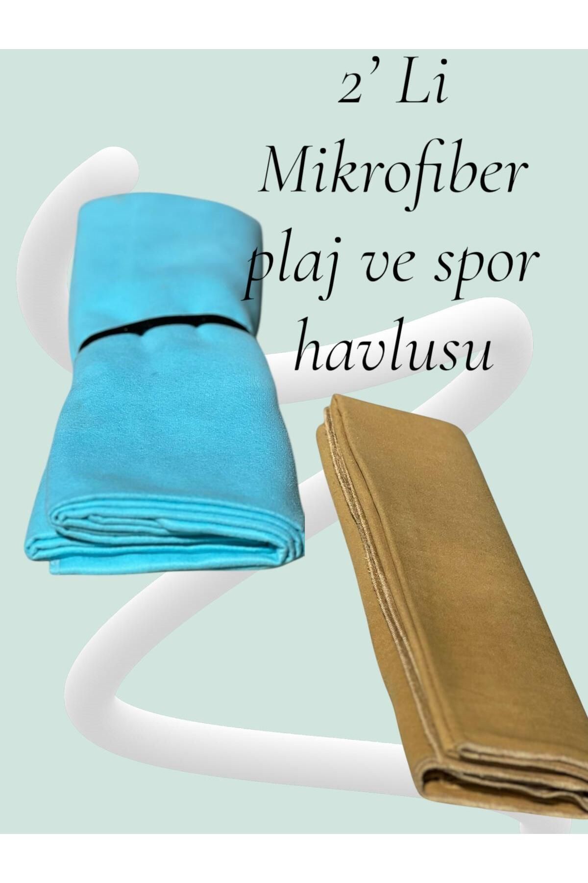 VAD 2 adet MİKROFİBER ÇABUK KURUYAN PLAJ HAVLUSU 70x150 cm