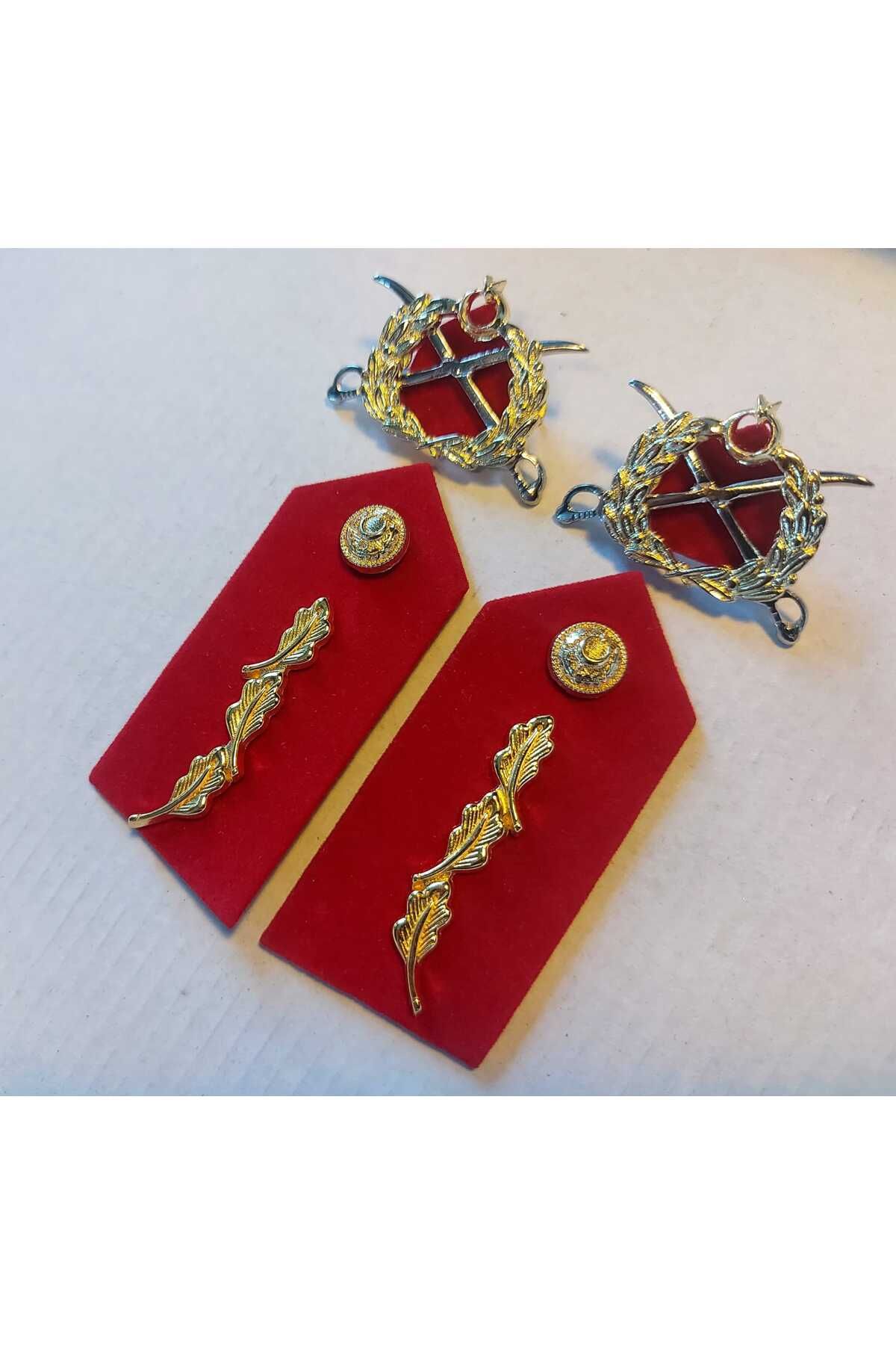 kho military design K.K.K General Harici Çelenk ve İspolet Takımı (Çift)