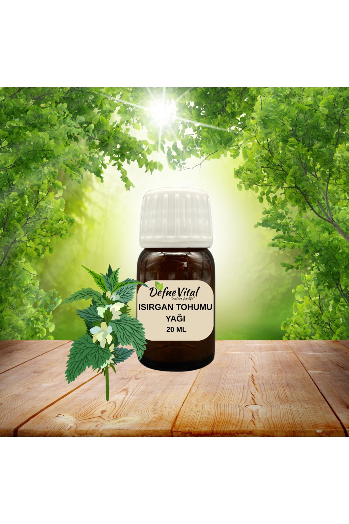 DEFNE VİTAL ISIRGAN TOHUMU YAĞI 20 ML