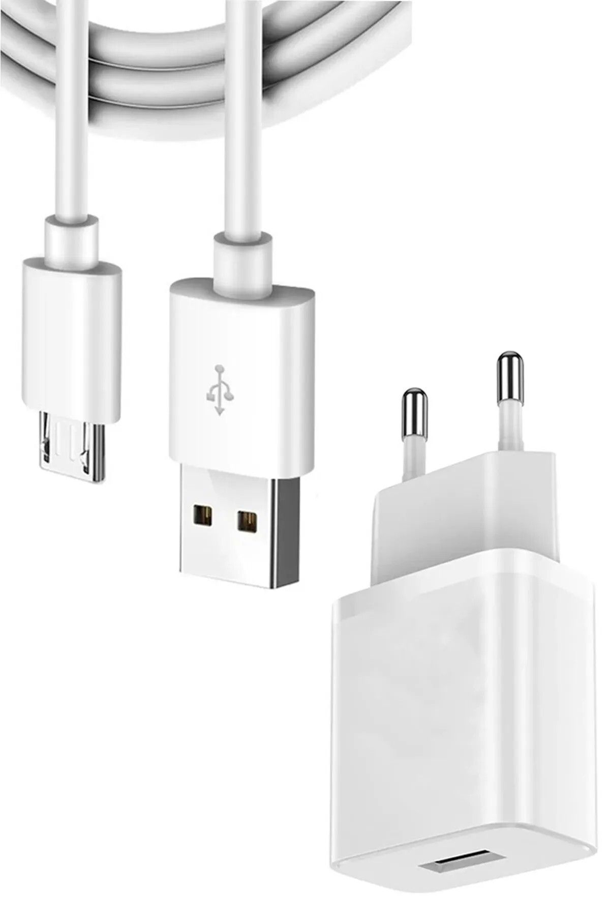 poswicon Samsung Galaxy J6 Uyumlu Micro Usb Şarj Aleti Data Aktarım Kablosu Ve Adaptör Hızlı Şarj Cihazı