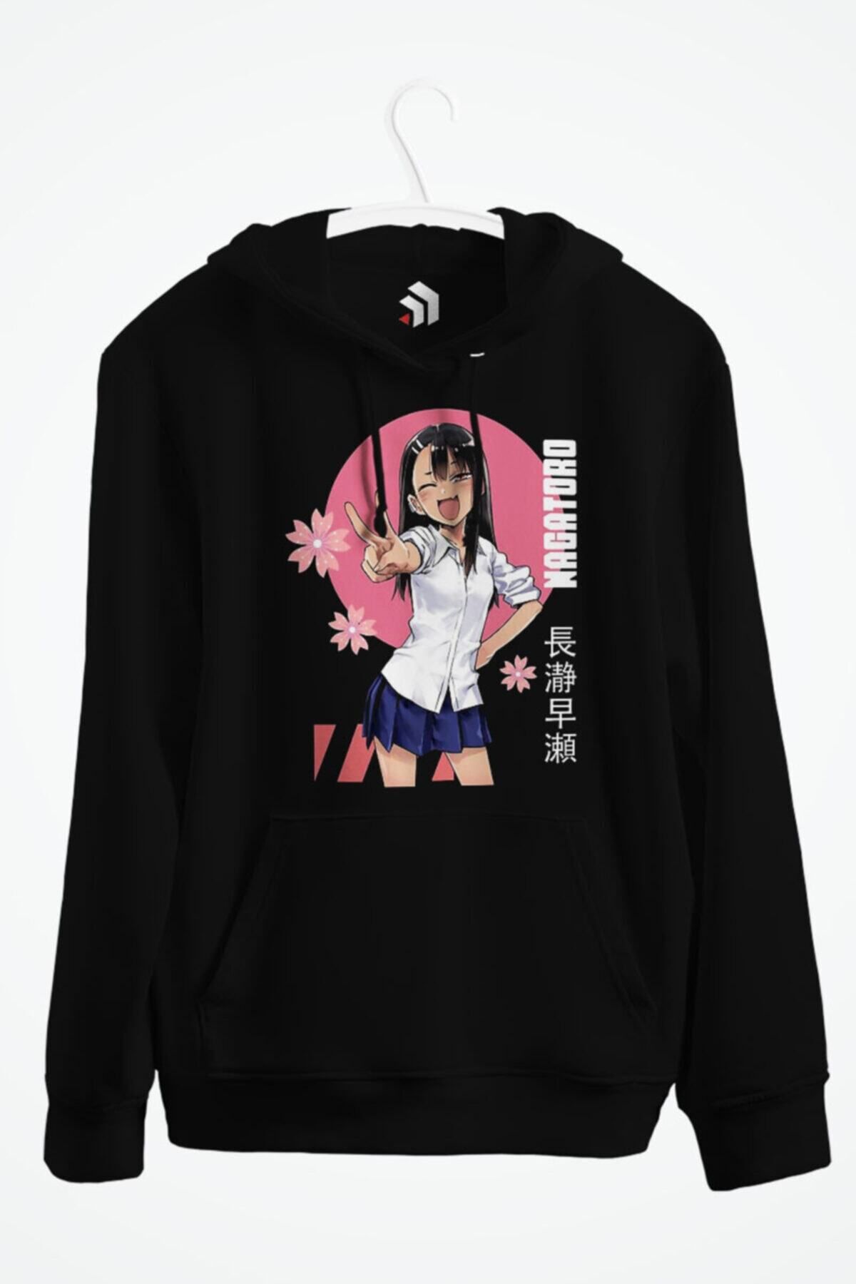 karikatürstore Don't Toy With Me Miss Nagatoro Anime Baskılı Kapşonlu Sweatshirt