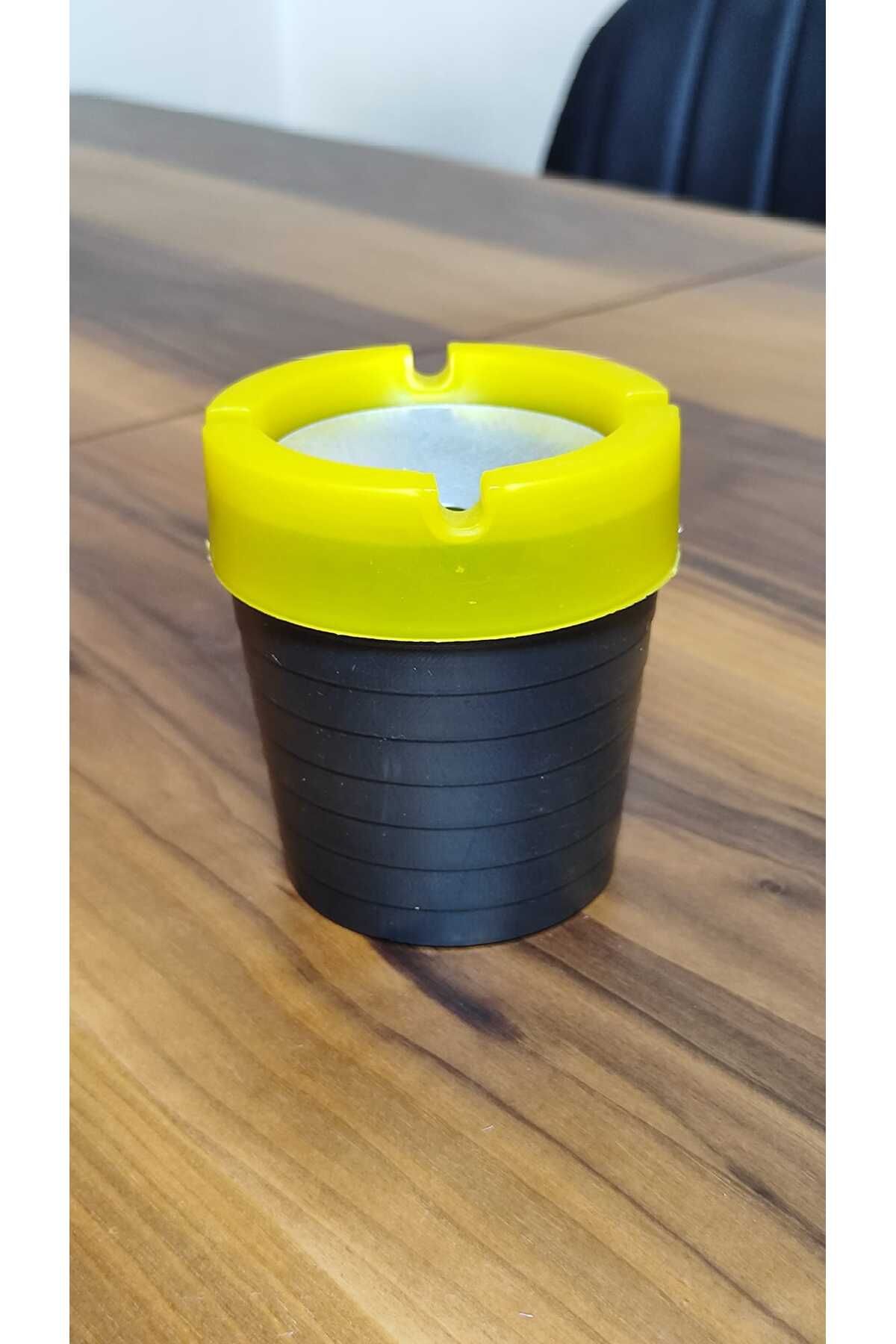lusira Metal Başlıklı Kokusuz Plastik Küllük 9,5 x 8,5 cm