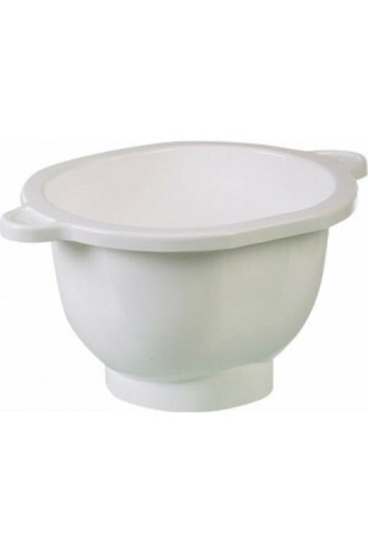 teknotrust Beyaz Plastik Kova, Banyo ve Hamam İçin Hafif ve Dayanıklı Su Kabı