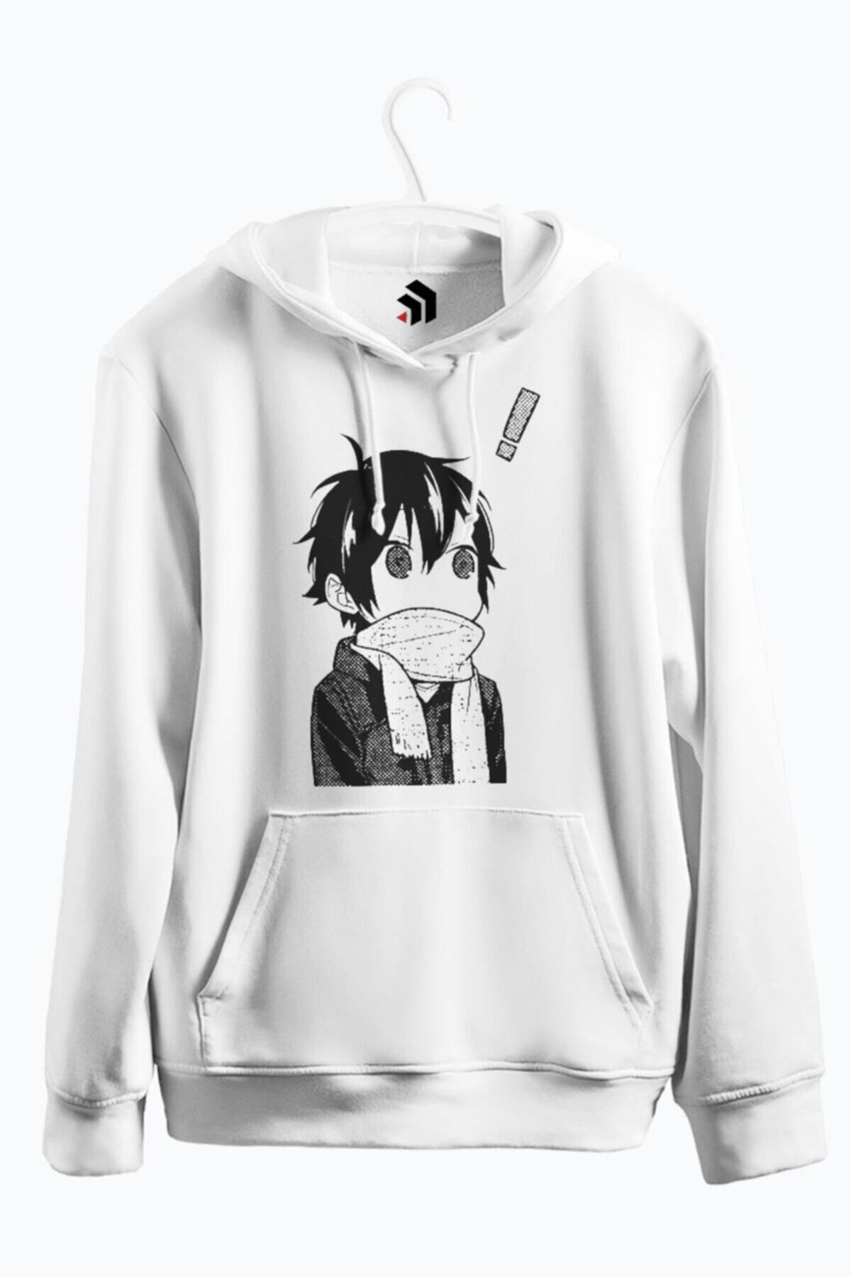 karikatürstore Anime Sad Girl Manga Girls Baskılı Kapşonlu Sweatshirt