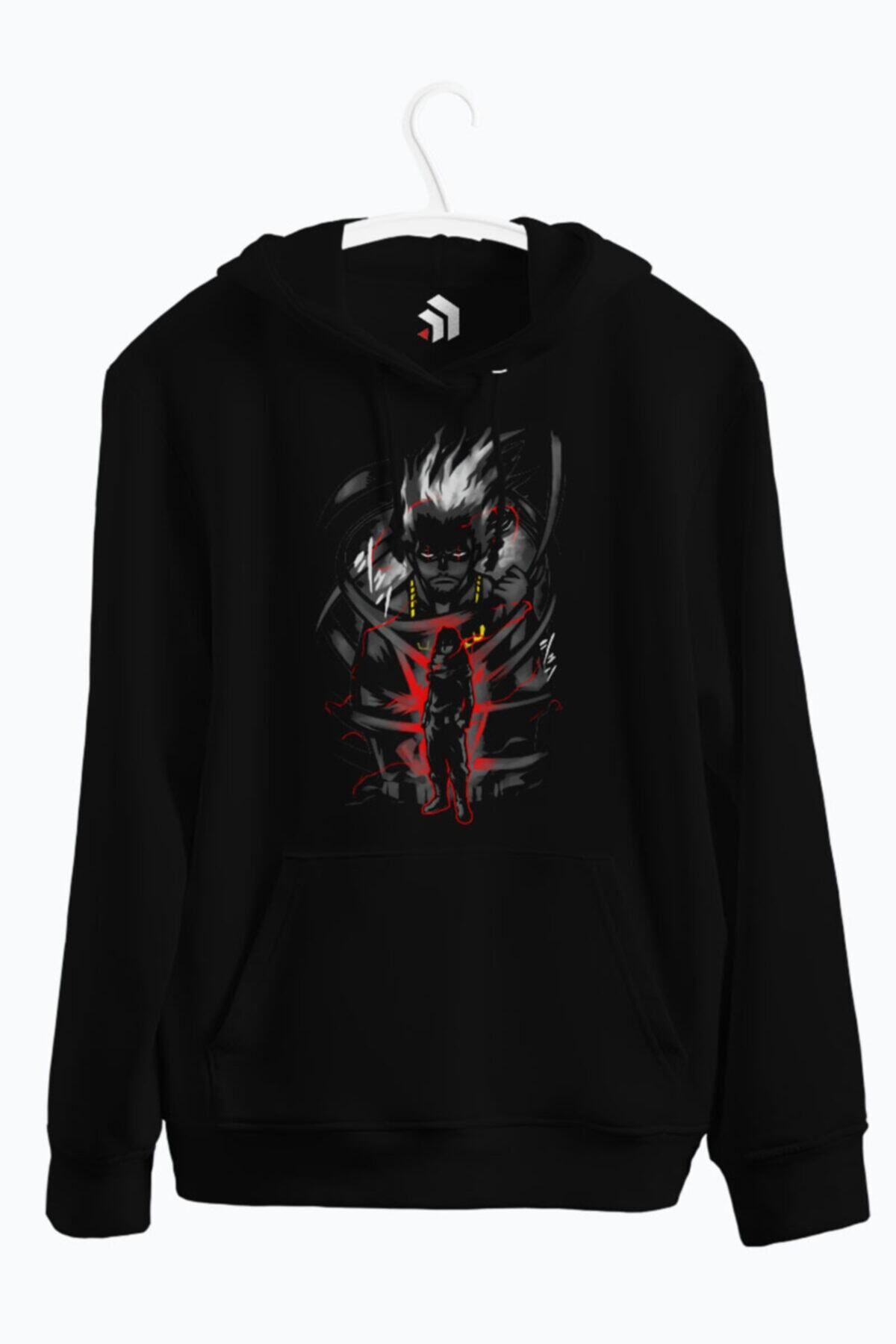 karikatürstore Erasure Hero My Hero Academia Anime Baskılı Kapşonlu Sweatshirt
