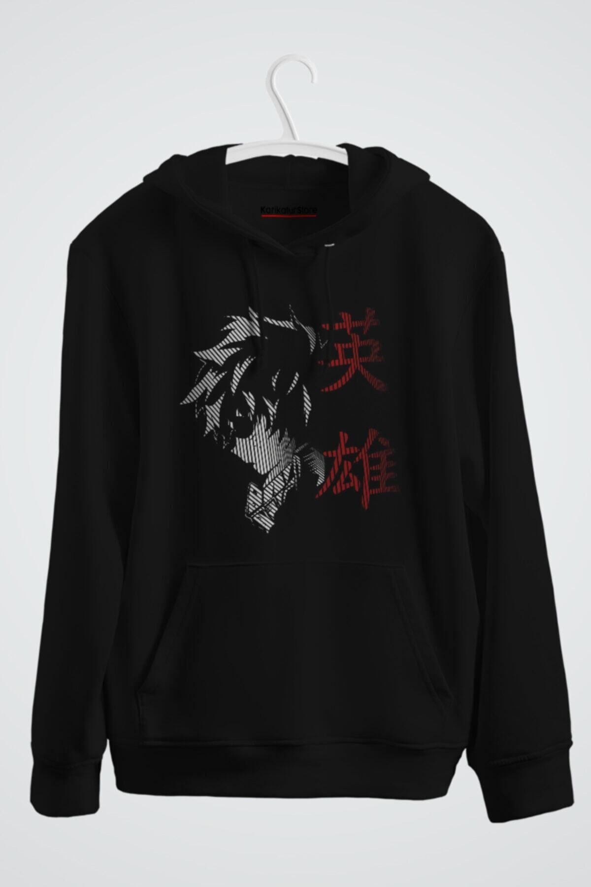 karikatürstore Hero Of Peace Anime Baskılı Kapşonlu Sweat