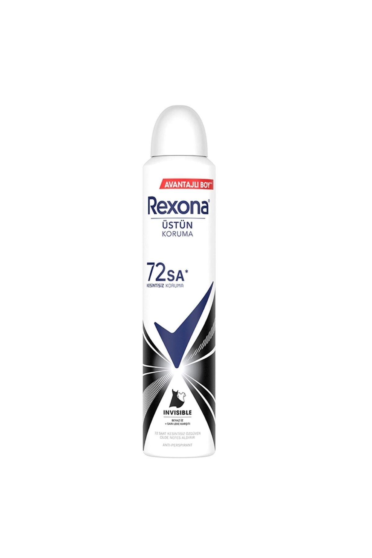 Rexona Kadın Sprey Deodorant Invisible 72 Saat Kesintisiz Koruma 200ml
