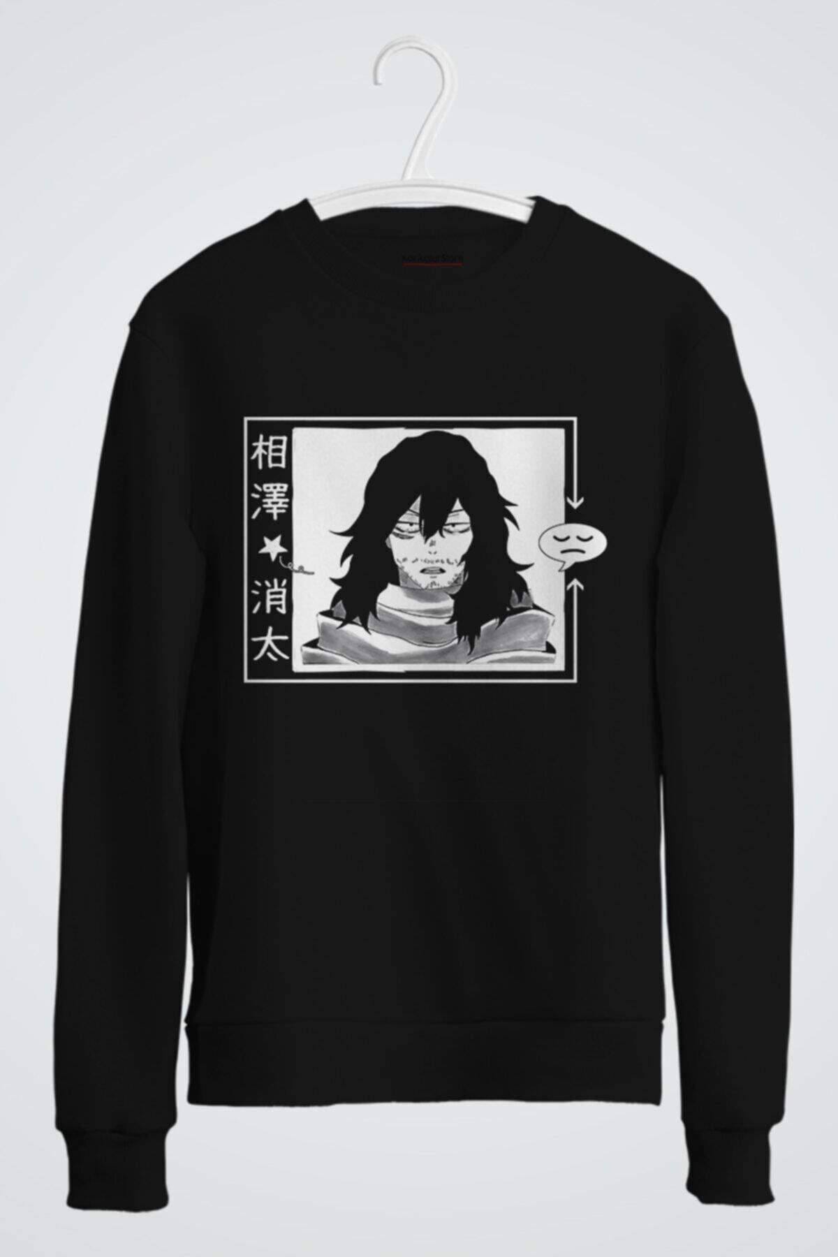 karikatürstore Shouta Aizawa My Hero Academia Boku No Hero Anime Sweatshirt