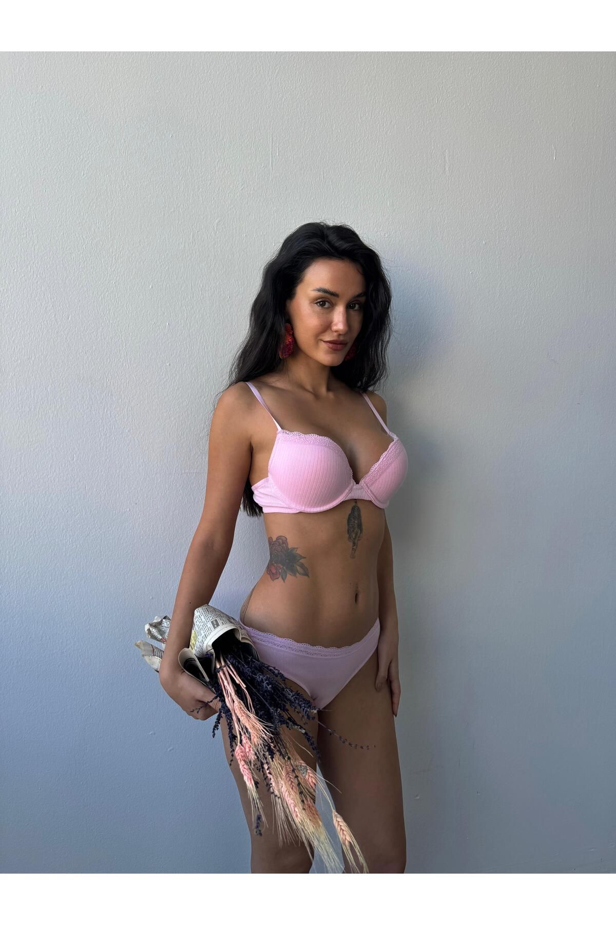 So&Bi Lingerie RİBANA SÜTYEN TAKIMI