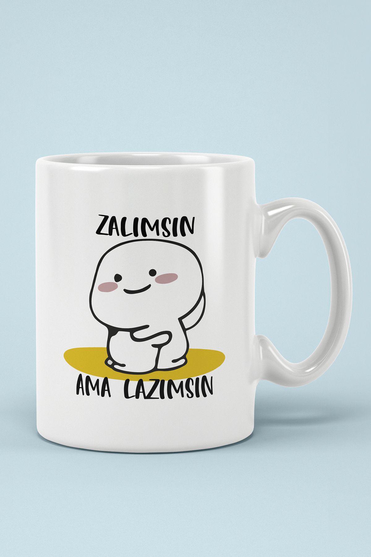 BİBANAPROMOSYON Zalımsın Ama Lazımsın Baskılı Kupa Bardak